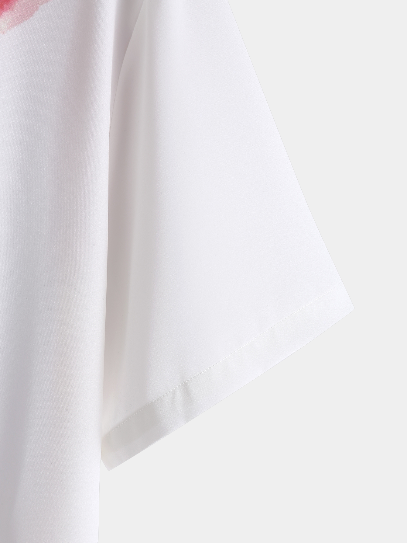 Rose Print Resort Shirt