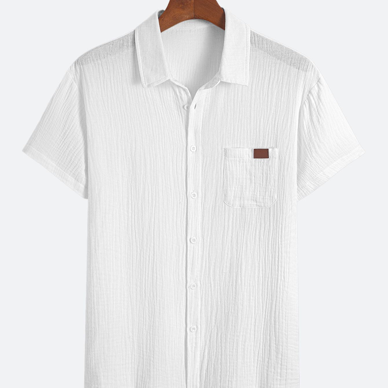 Textured Casual Multi-Colored Sleeved Shirt