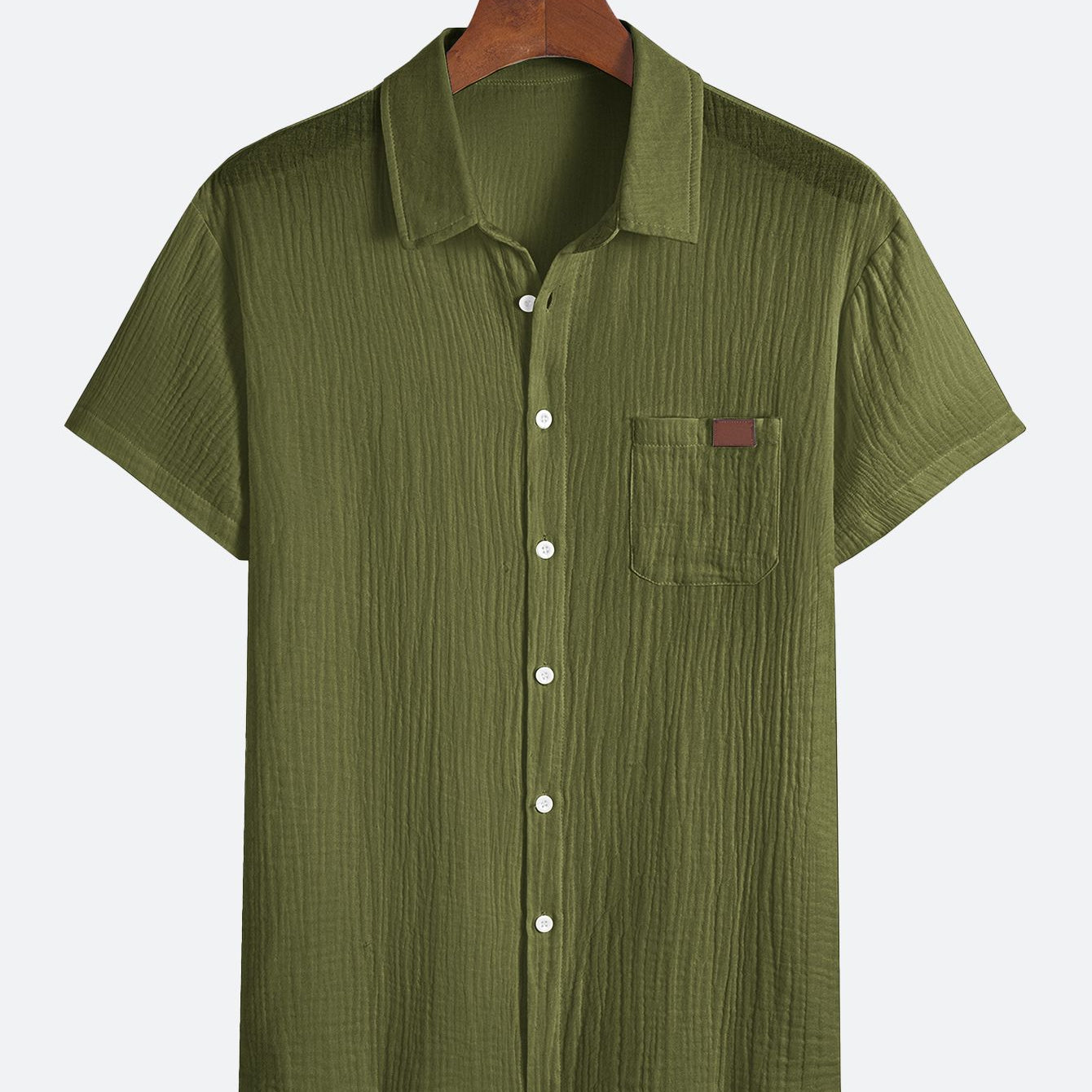 Textured Casual Multi-Colored Sleeved Shirt