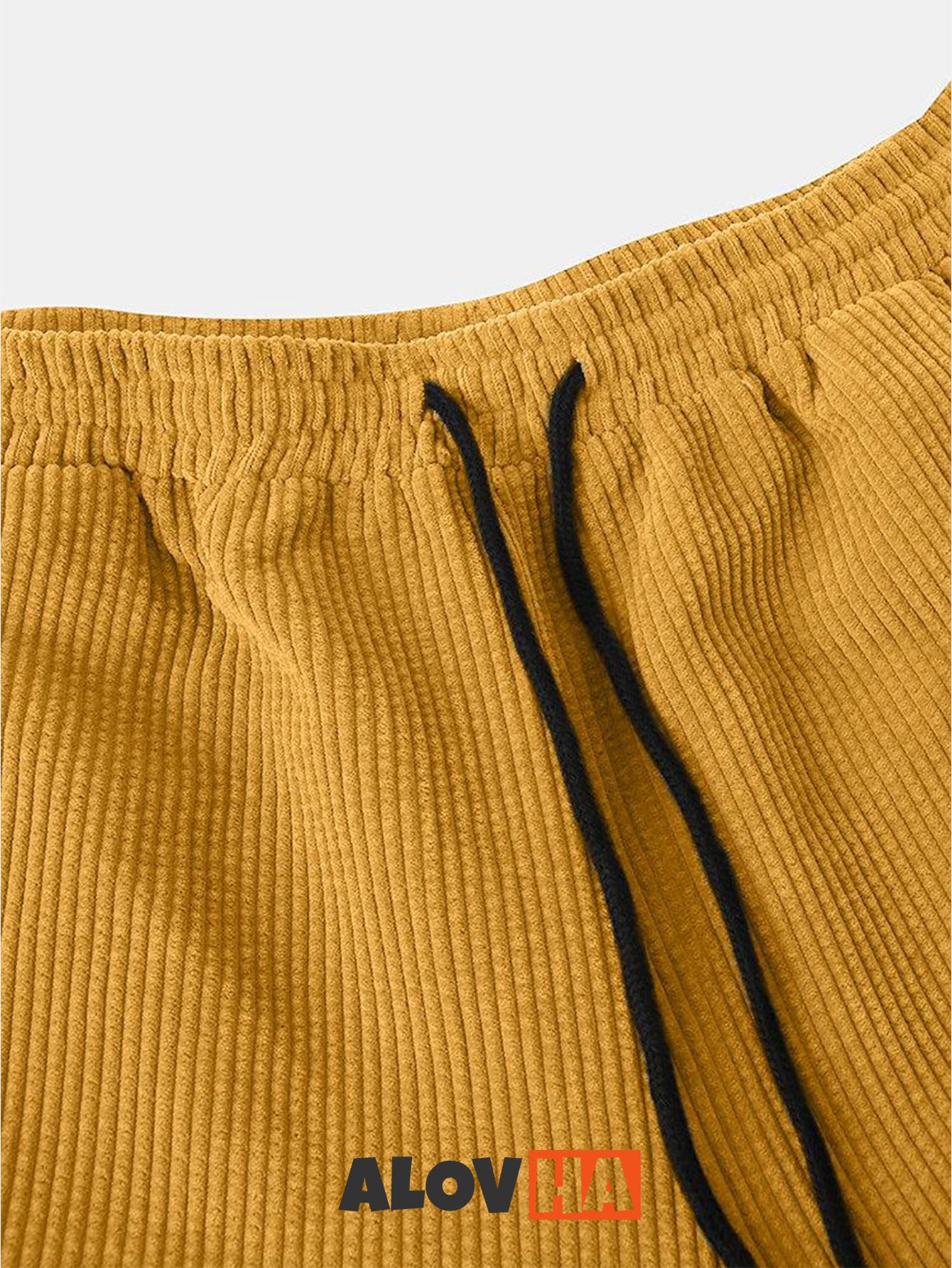 Basic Corduroy Two-Piece Set