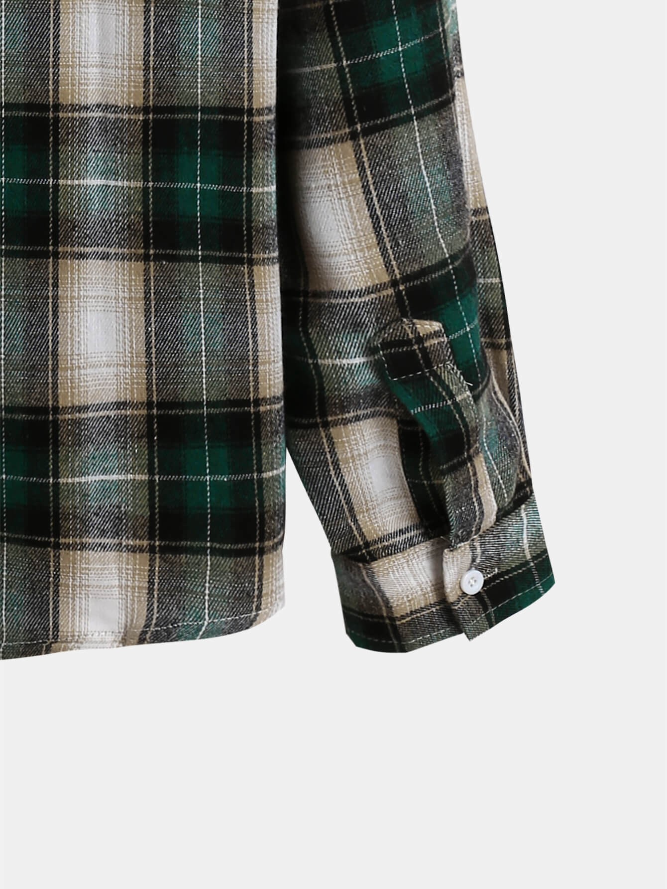 Casual Plaid Hooded Long Sleeve Button Down Shirt