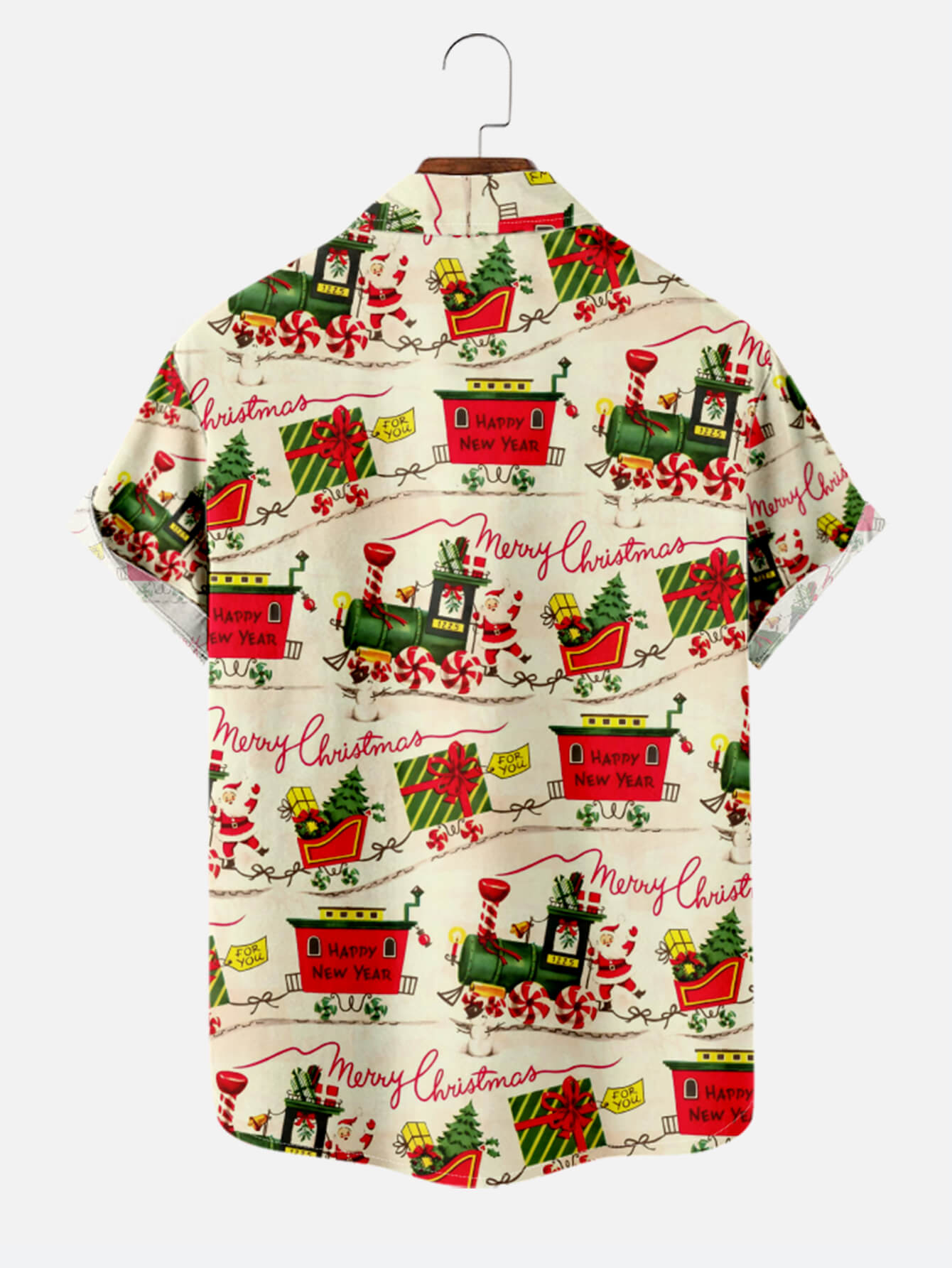 Christmas Train Lapel Shirt