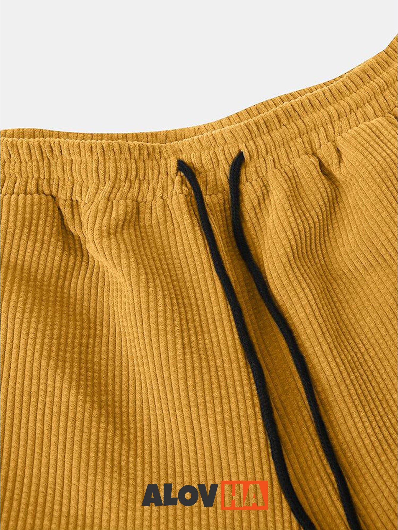 Corduroy Drawstring Shorts