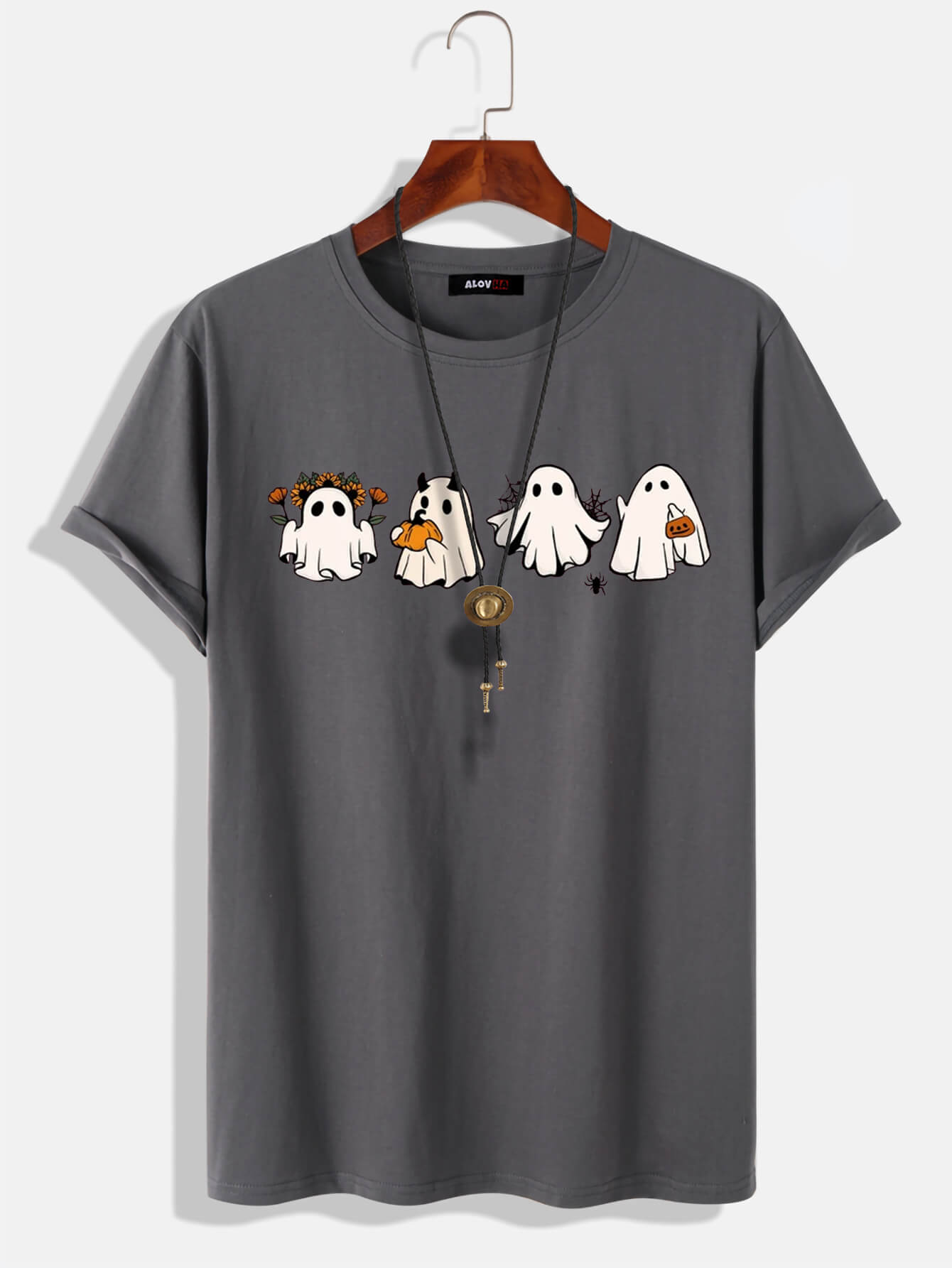 Cutie Ghost Halloween Party Cotton T-Shirt