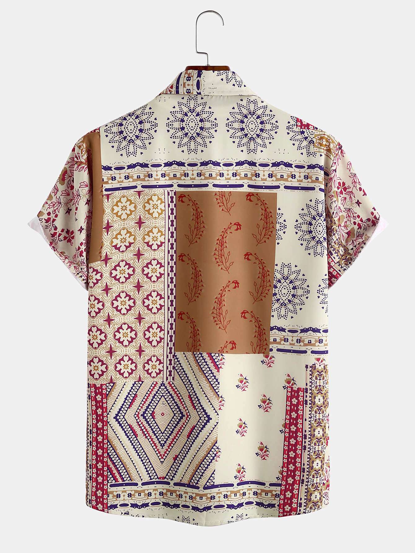 Ethnic Paisley Pattern Shirt