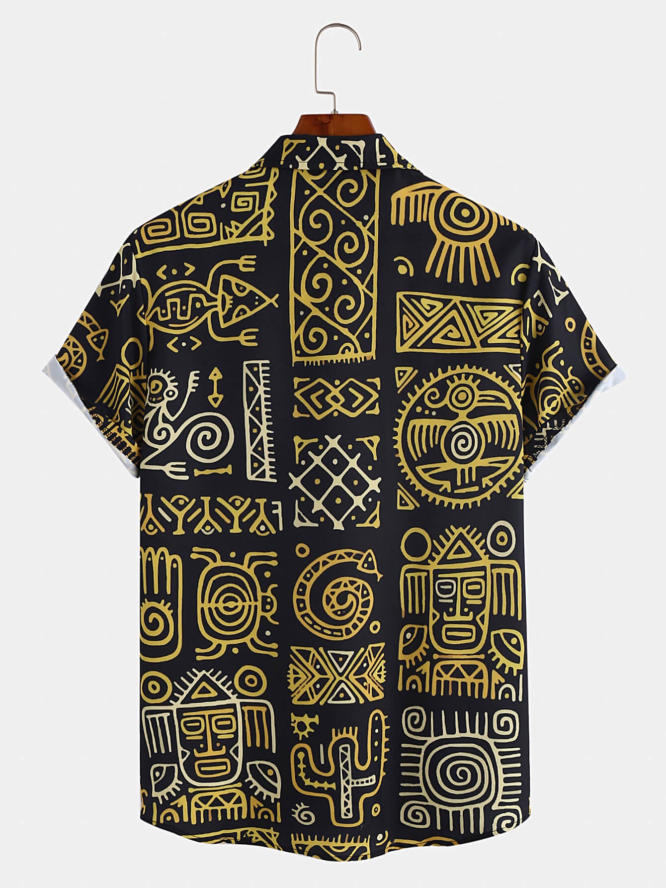 Ethnic Totem Retro Print Shirt