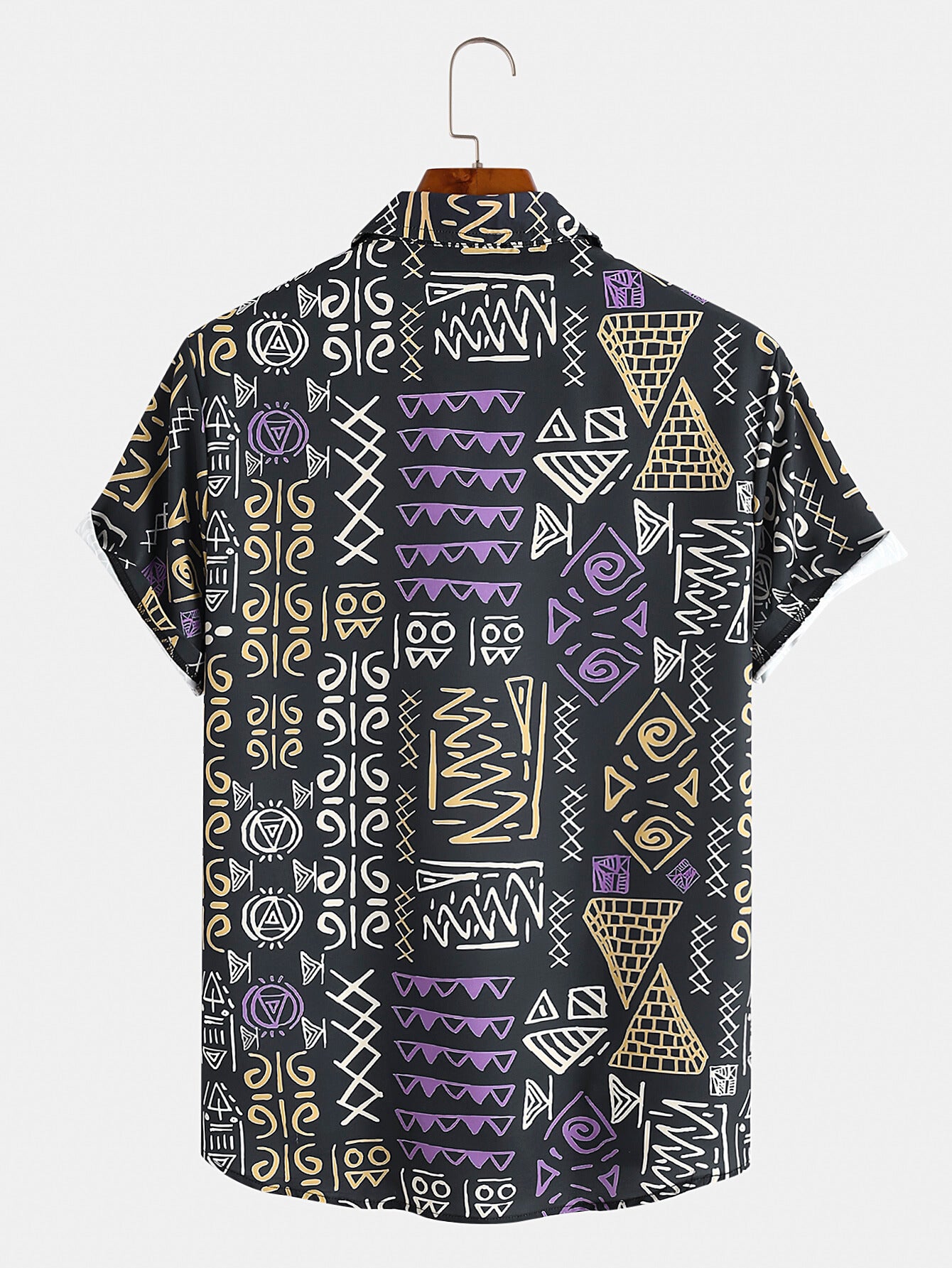 Ethnic Totem Retro Print Shirt