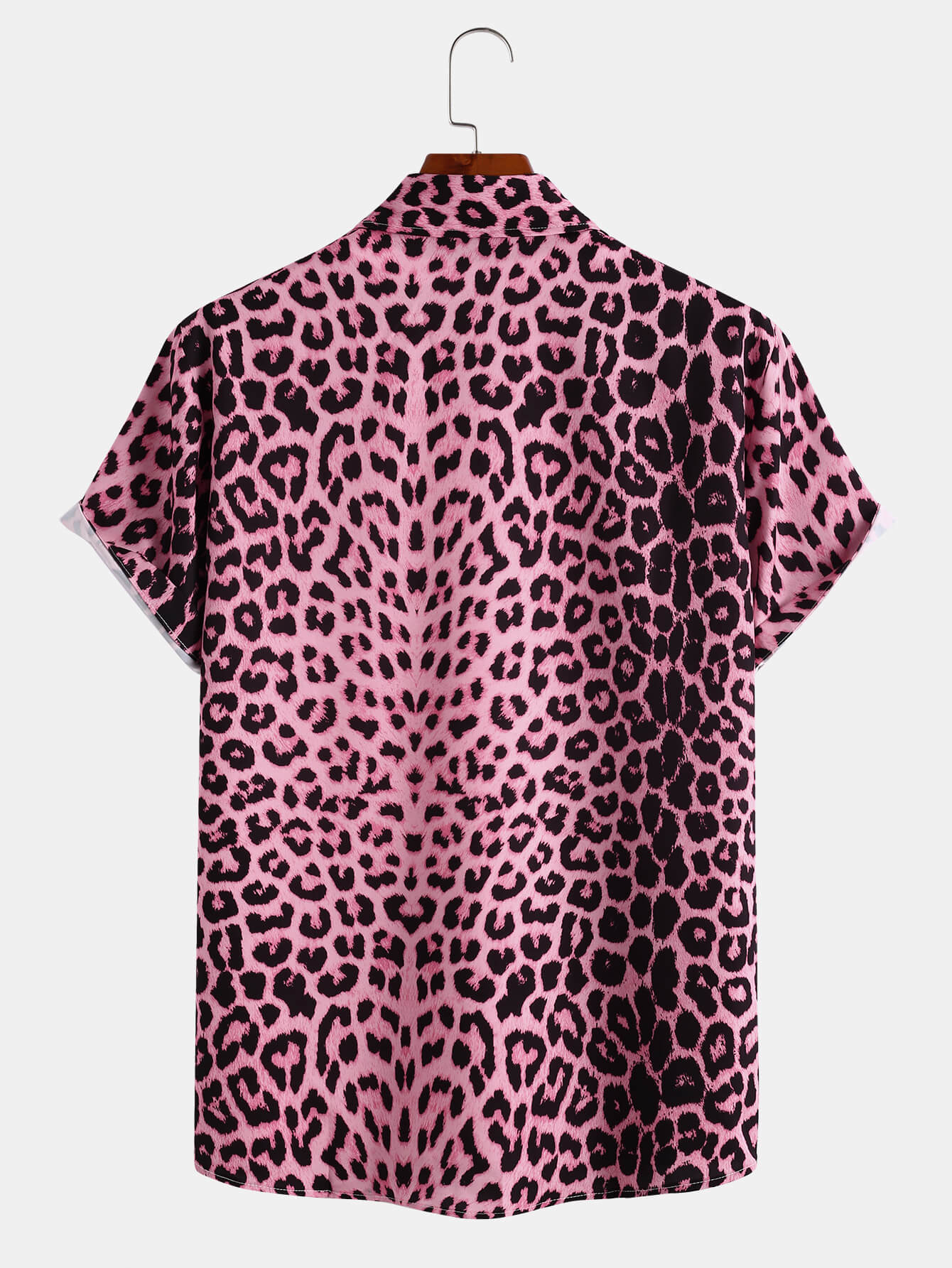 Fashion Lapel Leopard Shirt