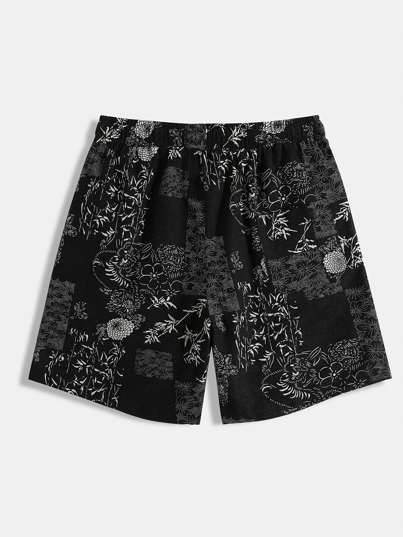 Floral Pattern Board Shorts