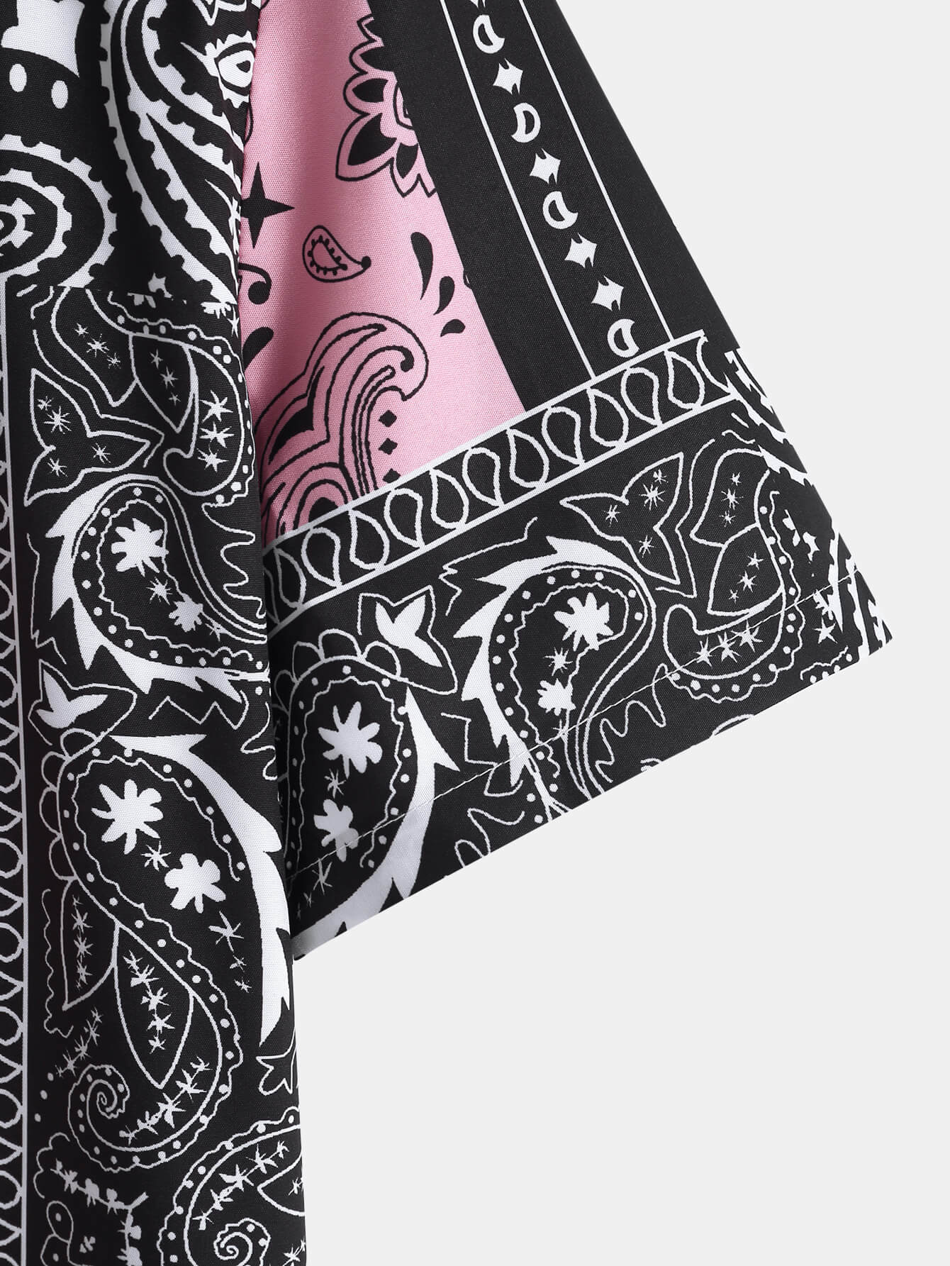 Hawaiian Shirt Paisley Casual Two-Piece Set