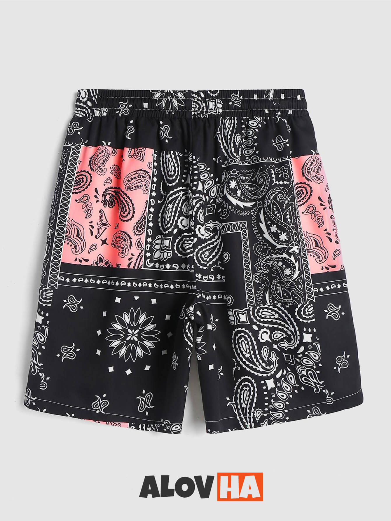Hawaiian Shirt Paisley Casual Two-Piece Set