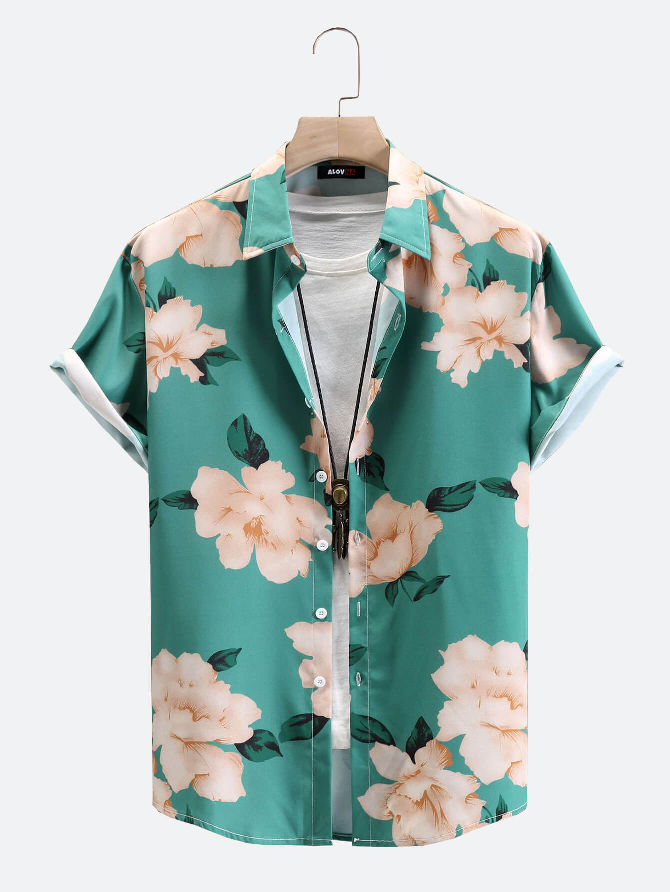 Holiday Floral Print Shirt