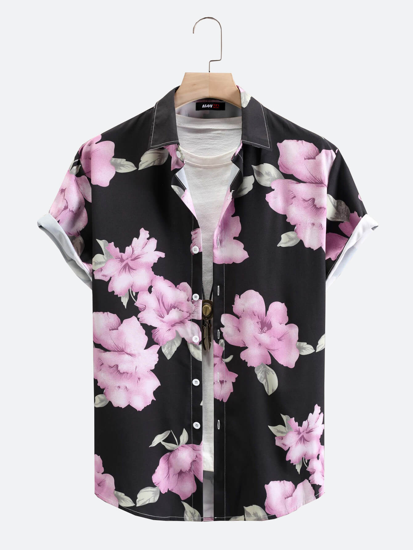 Holiday Floral Print Shirt