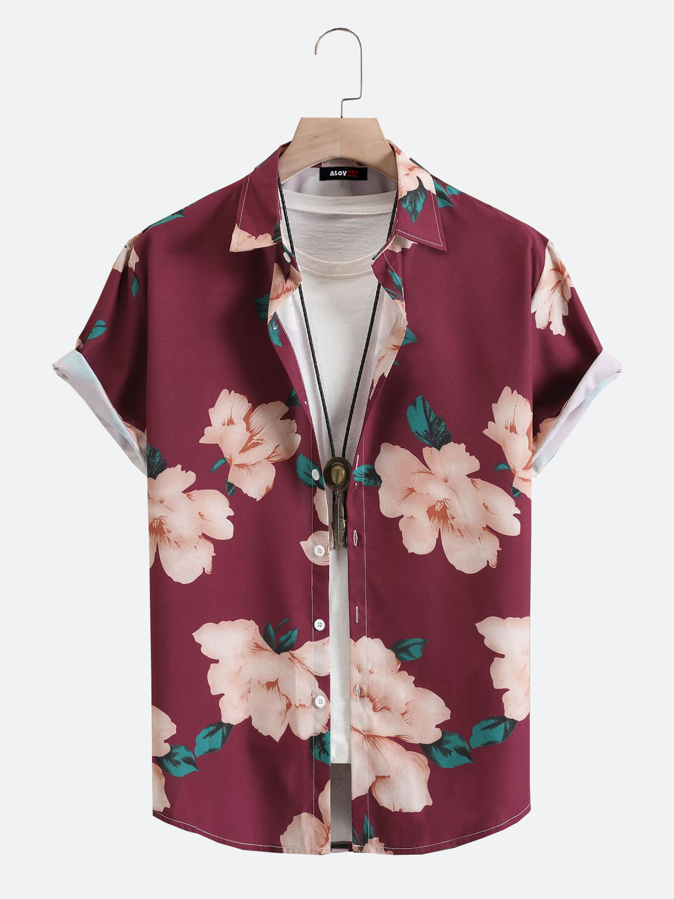 Holiday Floral Print Shirt