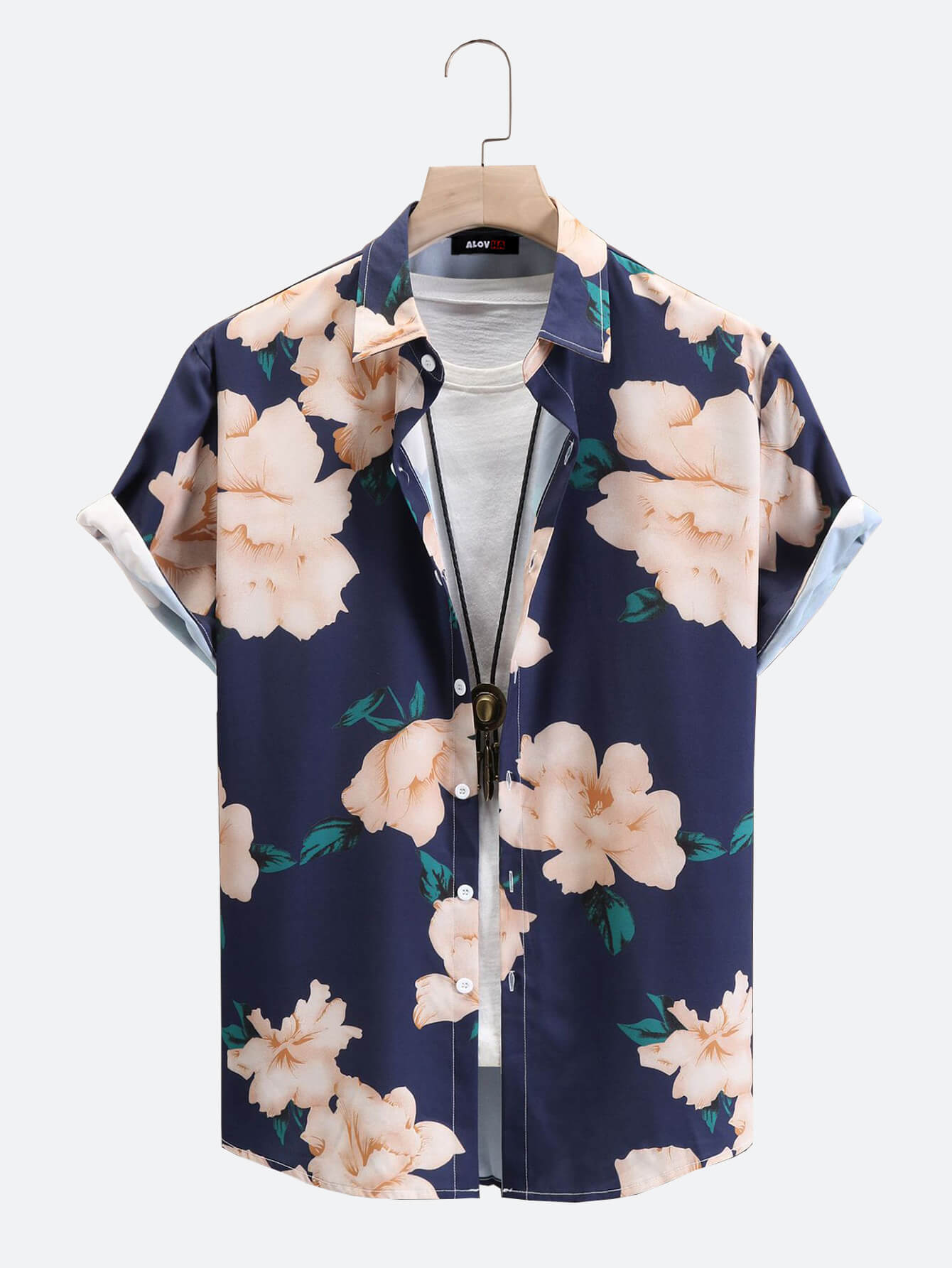 Holiday Floral Print Shirt