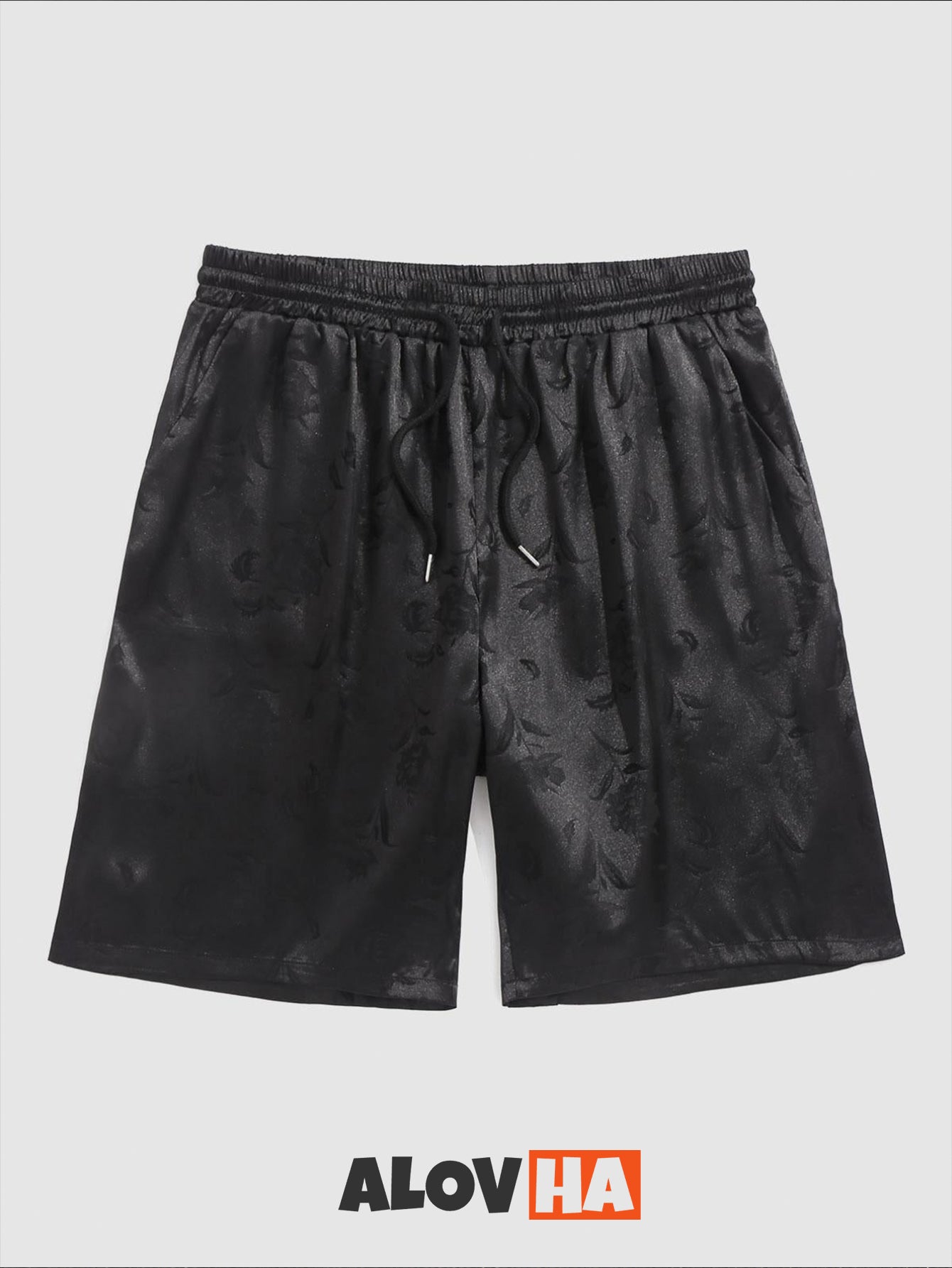 Jacquard Rose Pattern Two-Piece Set