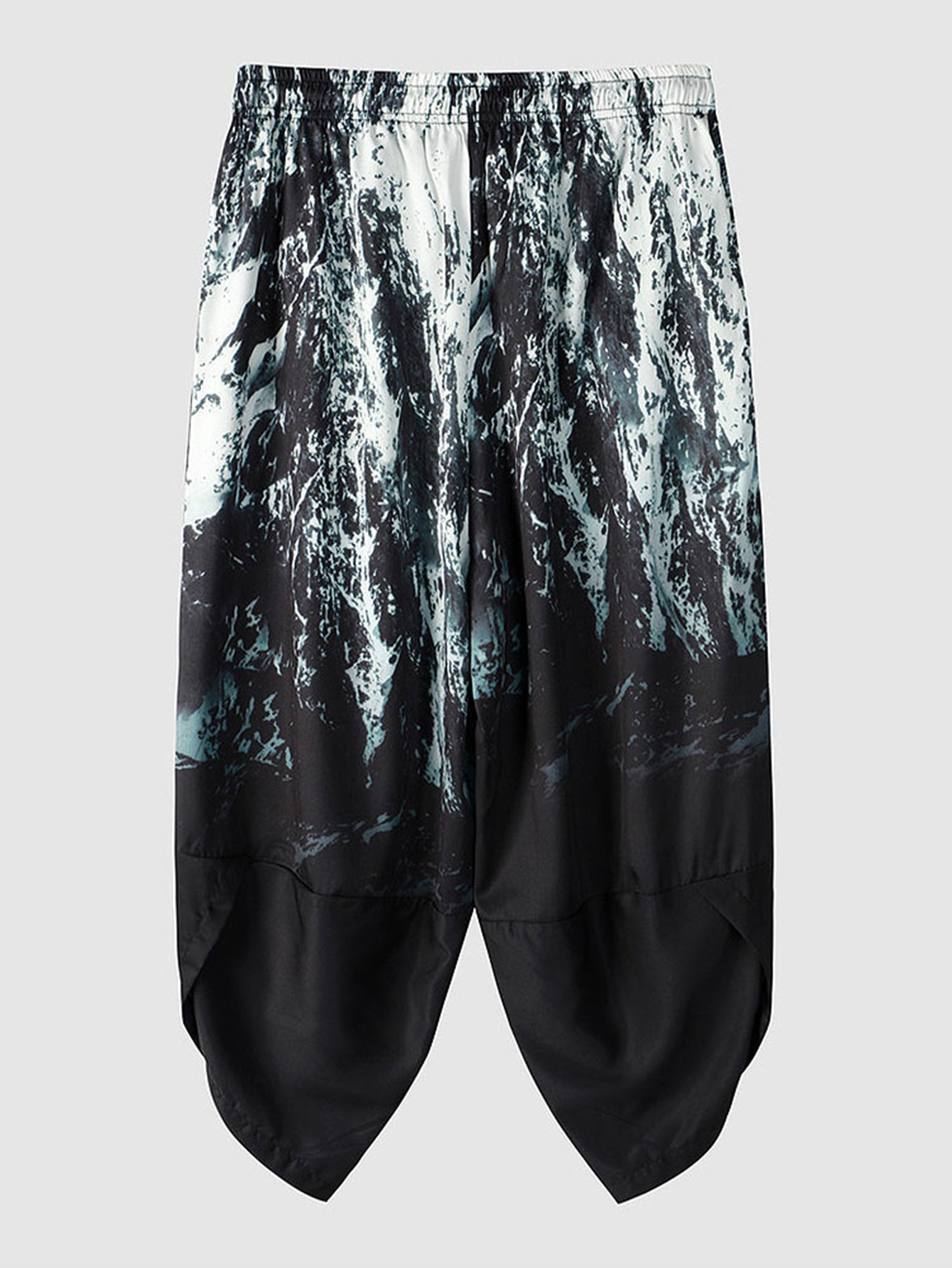 Landscape Ink Printing Kimono Set