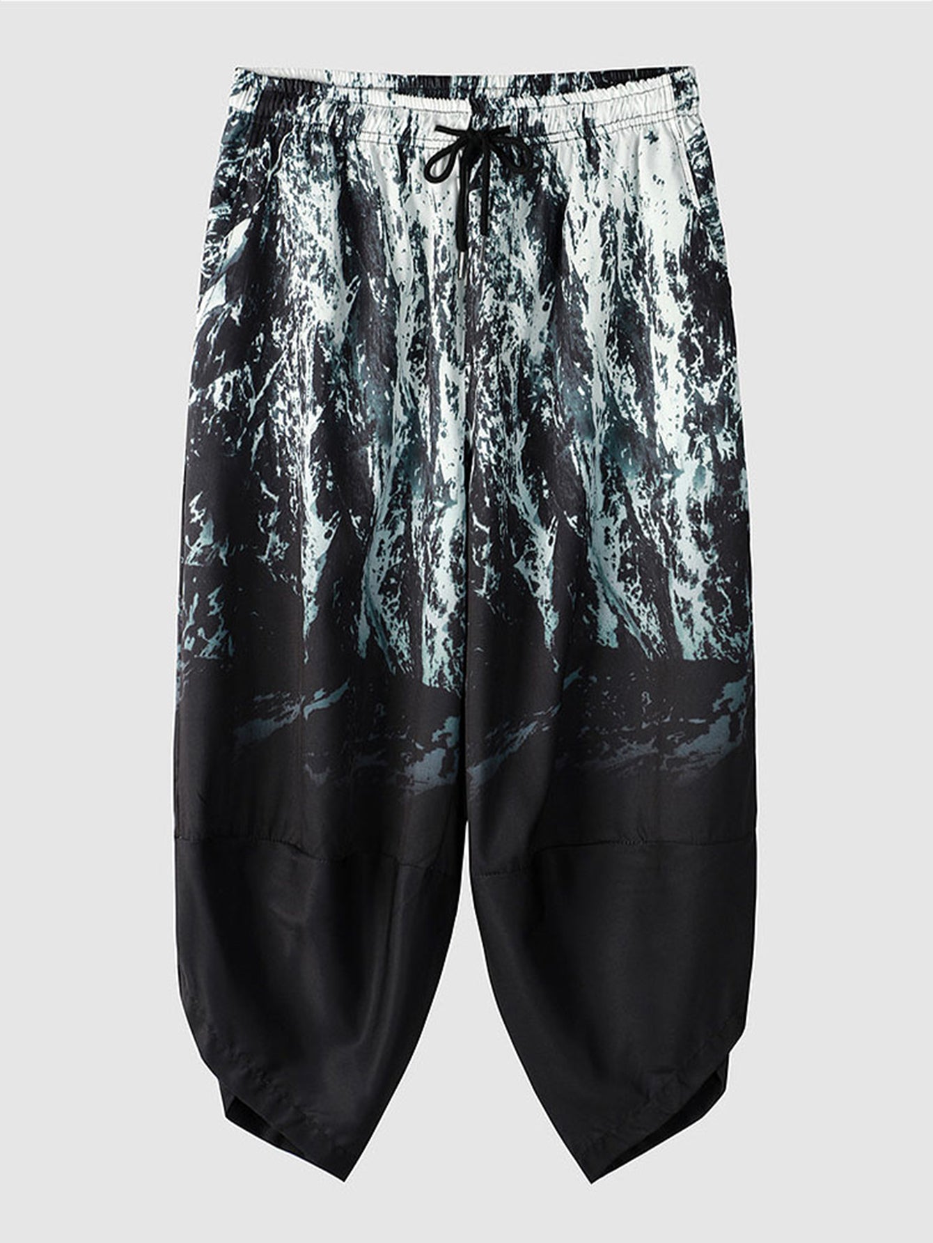 Landscape Ink Printing Kimono Set