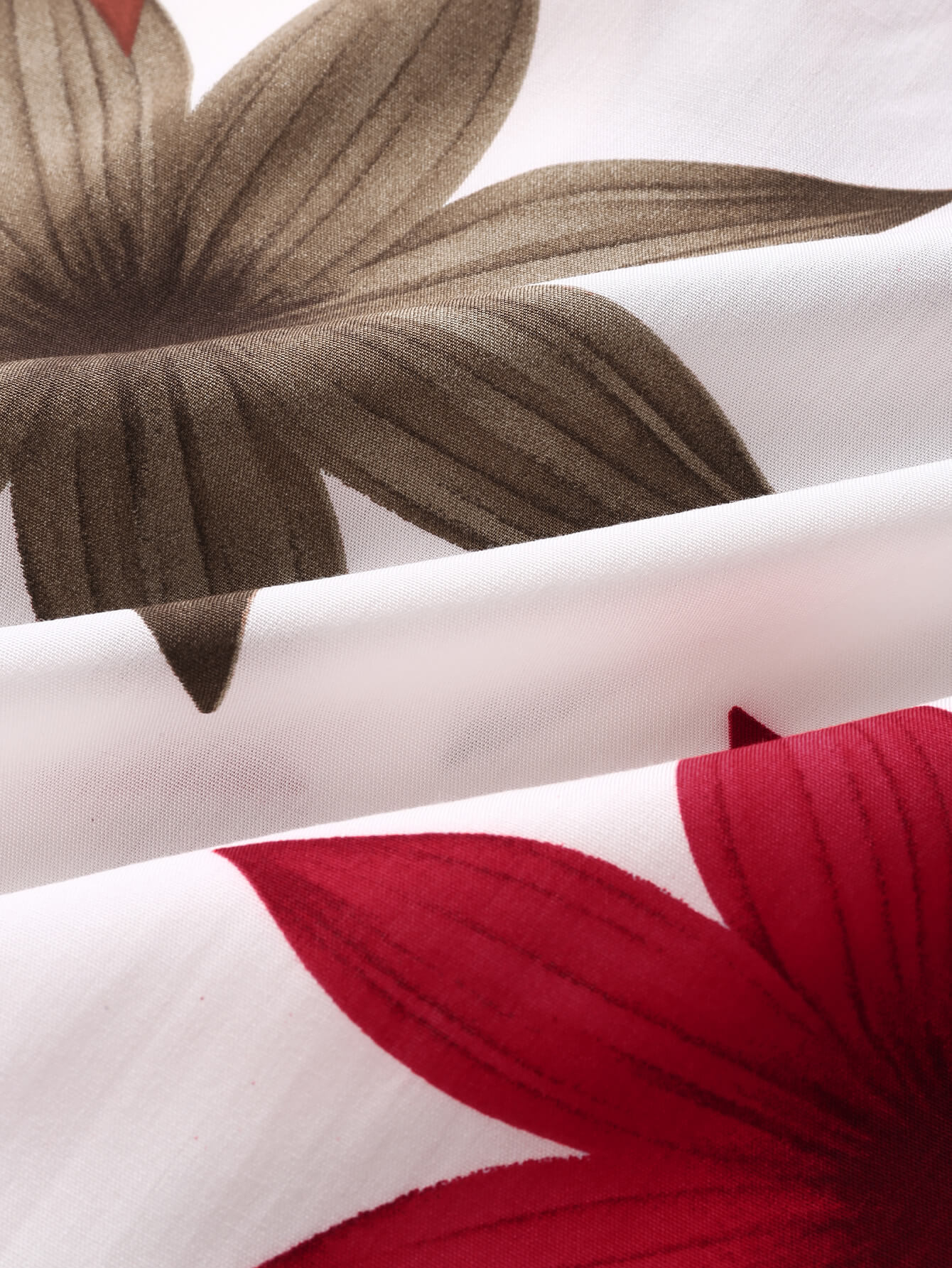 Large Petal Print Two-Piece Set