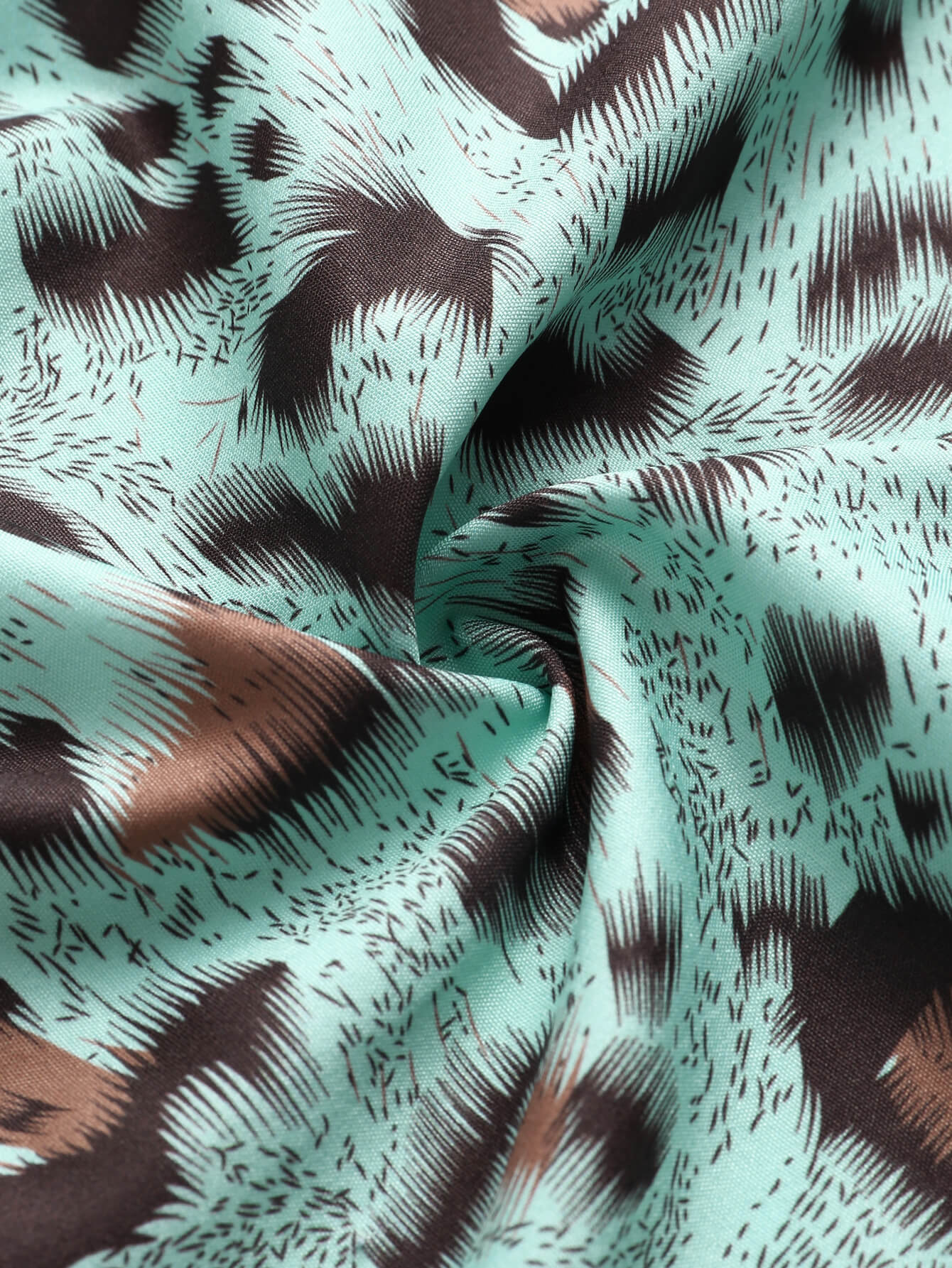 Leopard Print Lapel Shirt