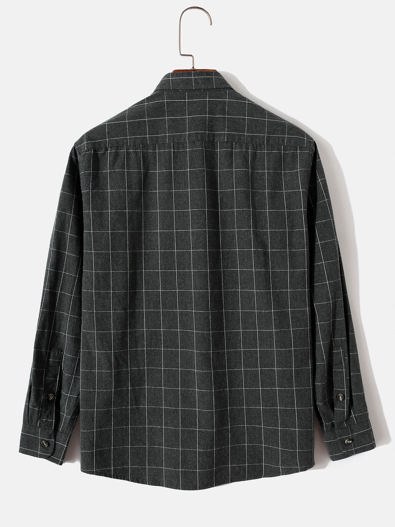 Men's Casual Flannel Trendy Check Button Cardigan Shirt