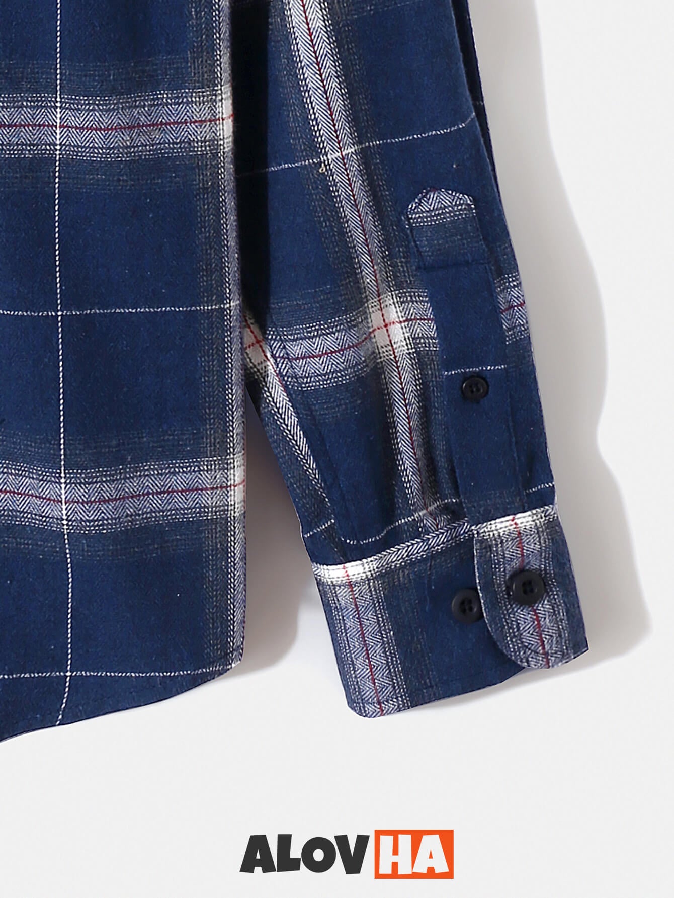 Men's Check Flannel Shirt Casual Flannel Button Long Sleeve Shirt