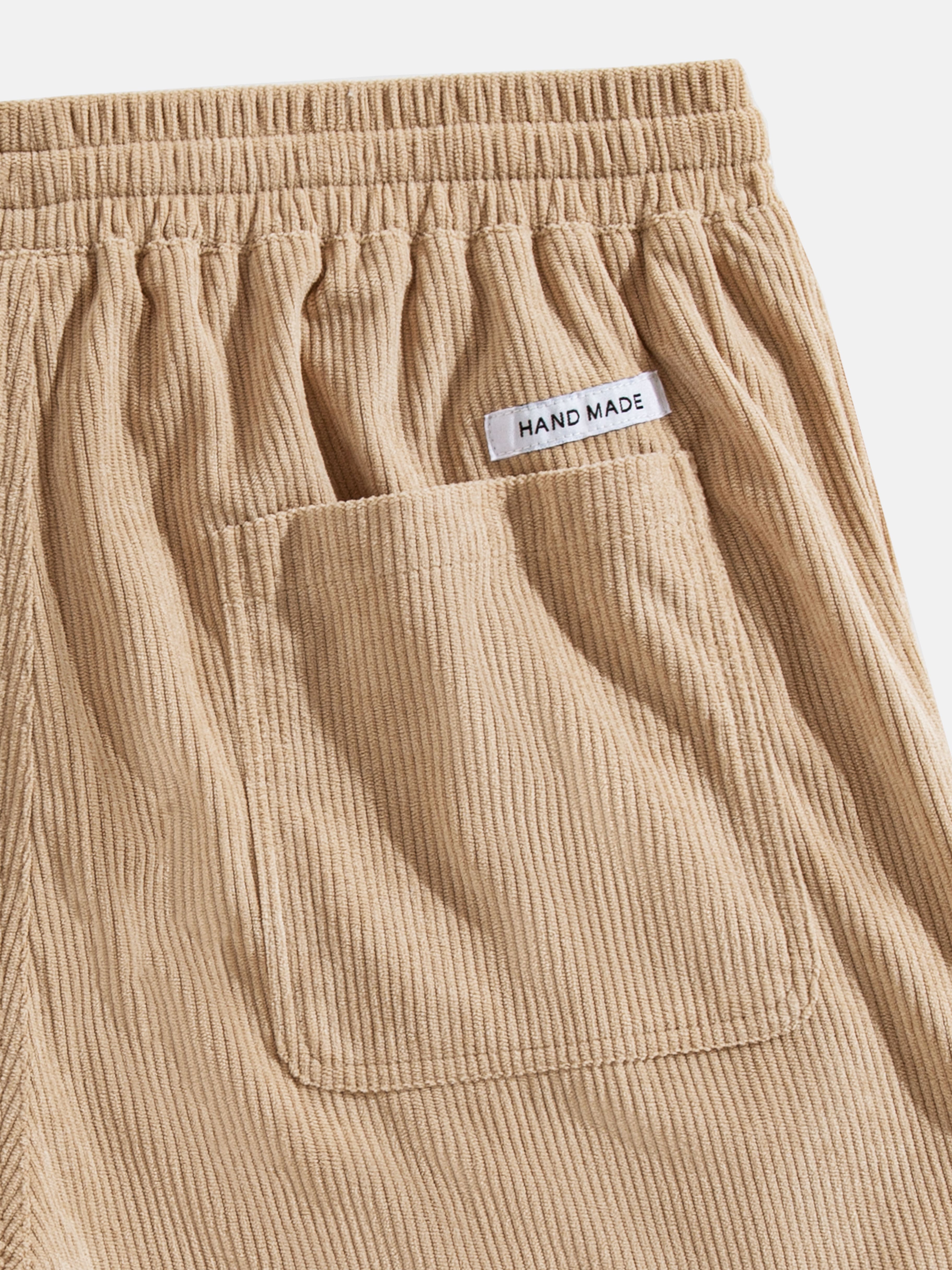 Men's Cuban Collar Patchwork Corduroy Short Sleeve Two Piece Set