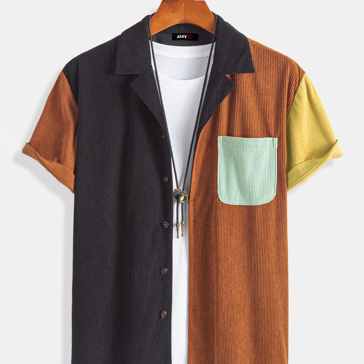 MensVintageCampCollarShortSlee 