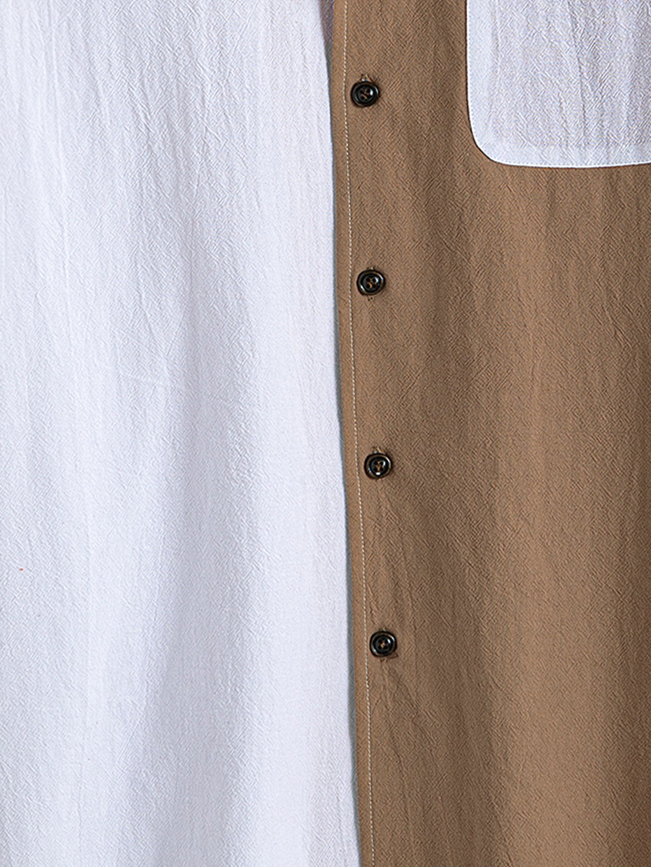 Mens Vintage Cotton Softly Textured Short Sleeve Button Up Camp Collar Casual Vacation Shirt