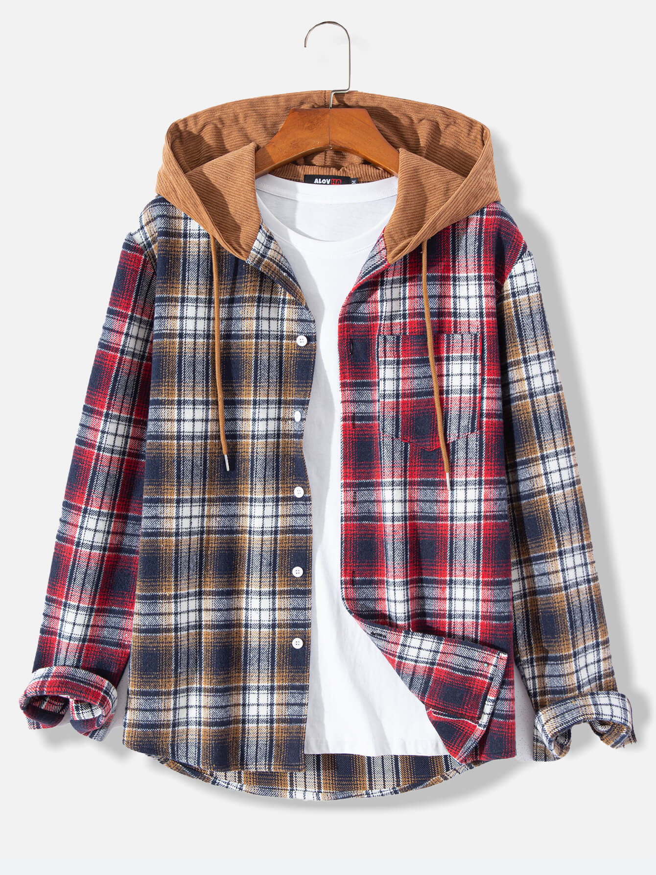 Zaful hot sale contrast hoodie