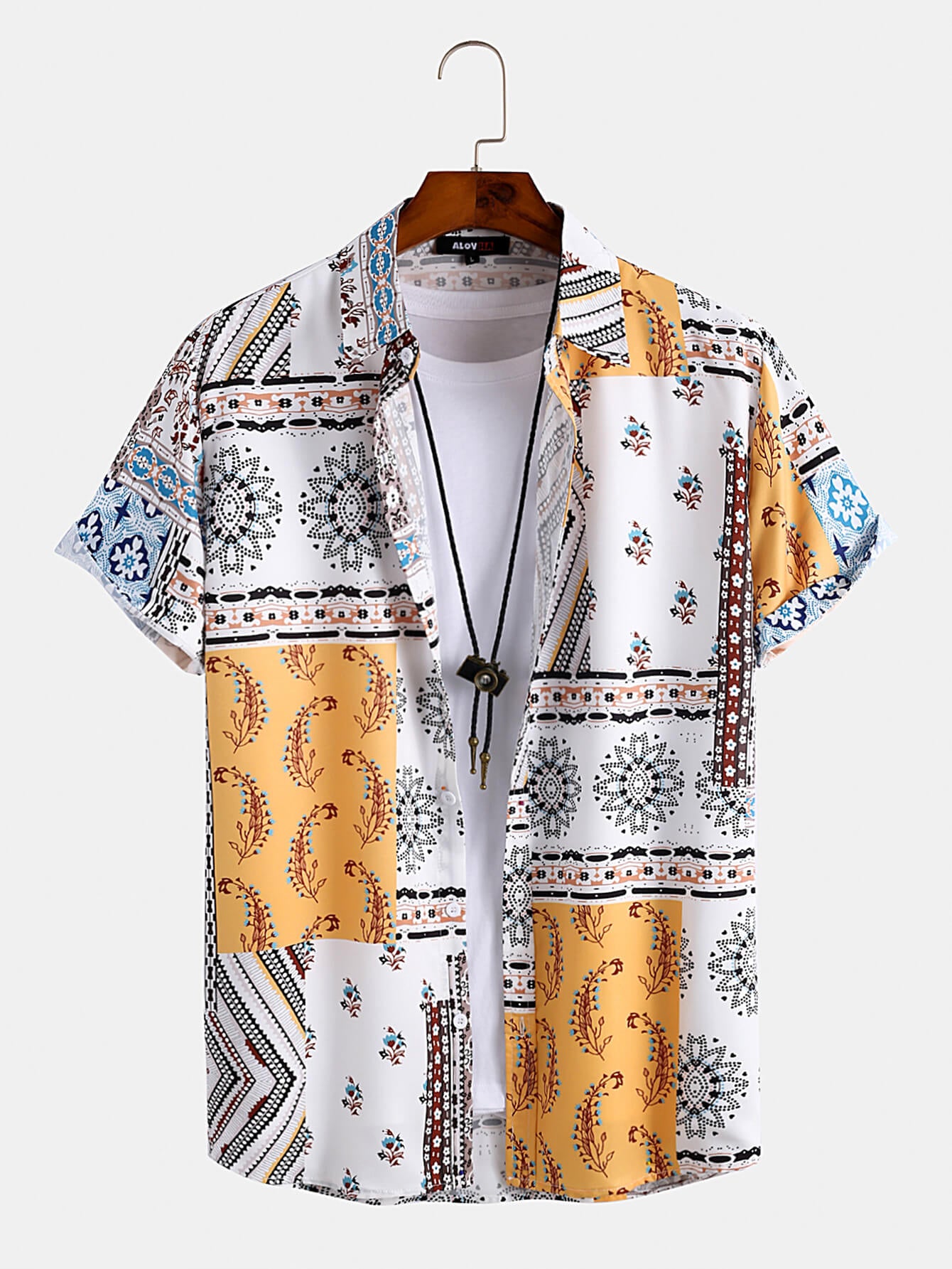 Paisley Pattern Ethnic Shirt