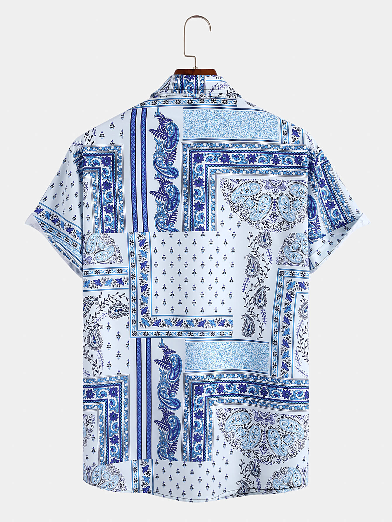 Paisley Print Button Up Shirt