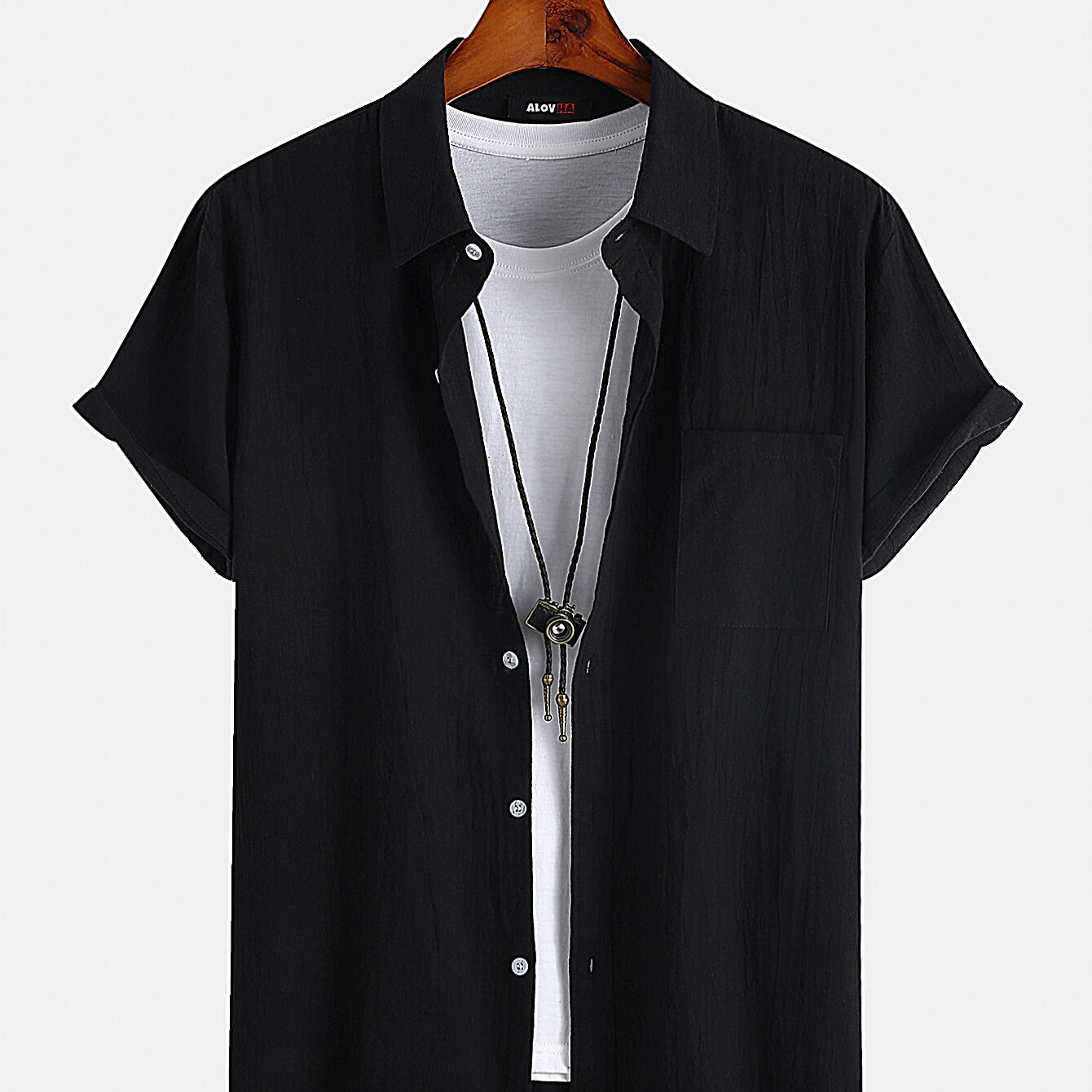 Relaxed Cotton Solid Shirt