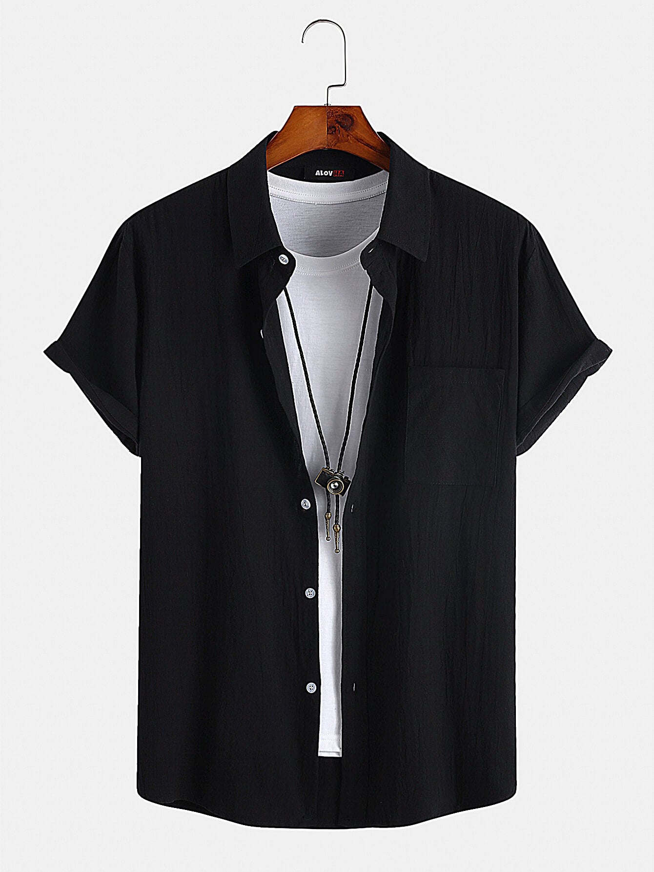 Relaxed Cotton Solid Shirt