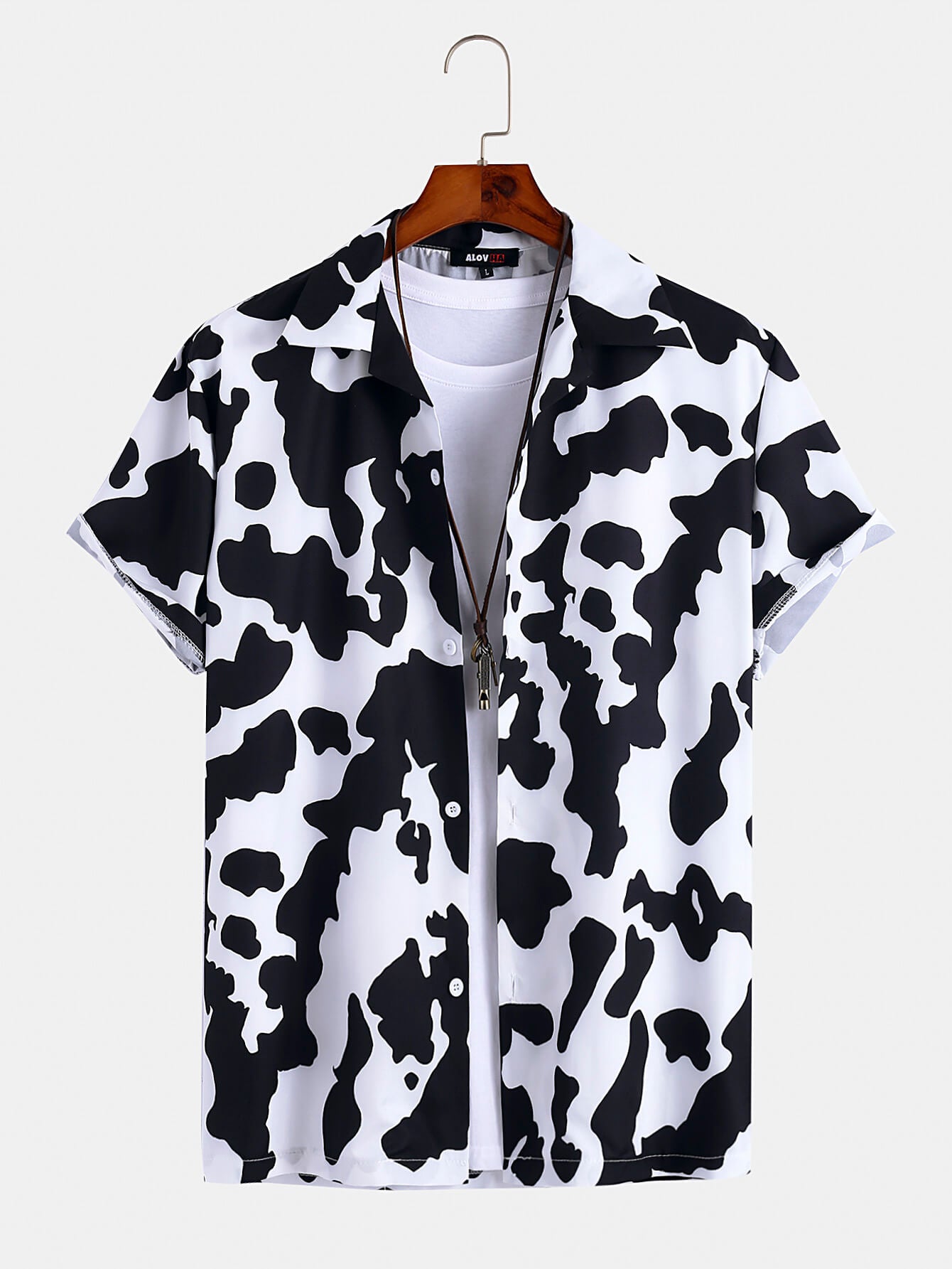 Resort Cows Print Shirt
