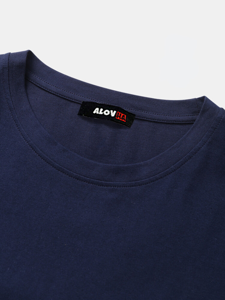 T-shirt With Coconut Tree Print