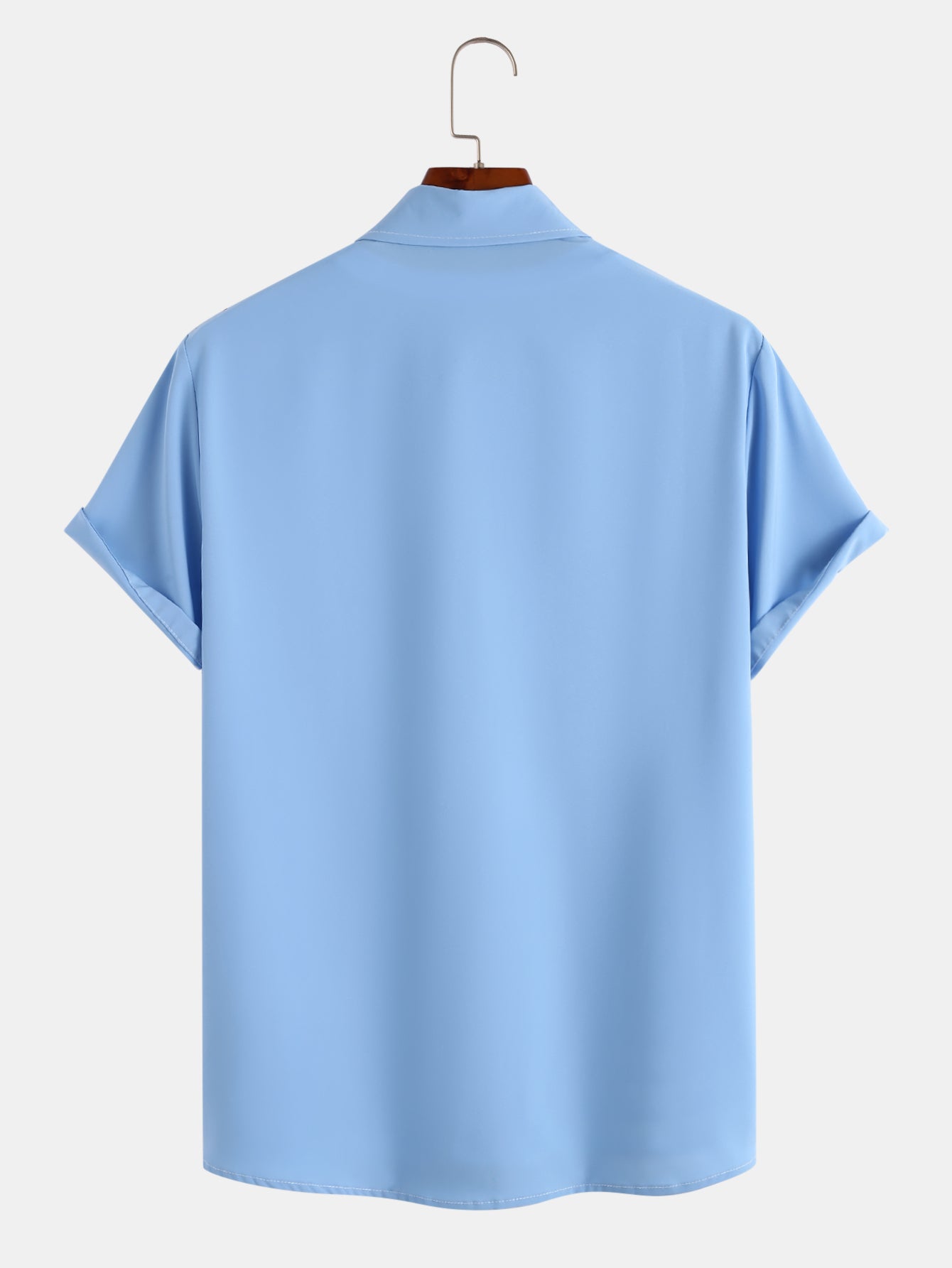 Solid Color Casual Two Piece Set