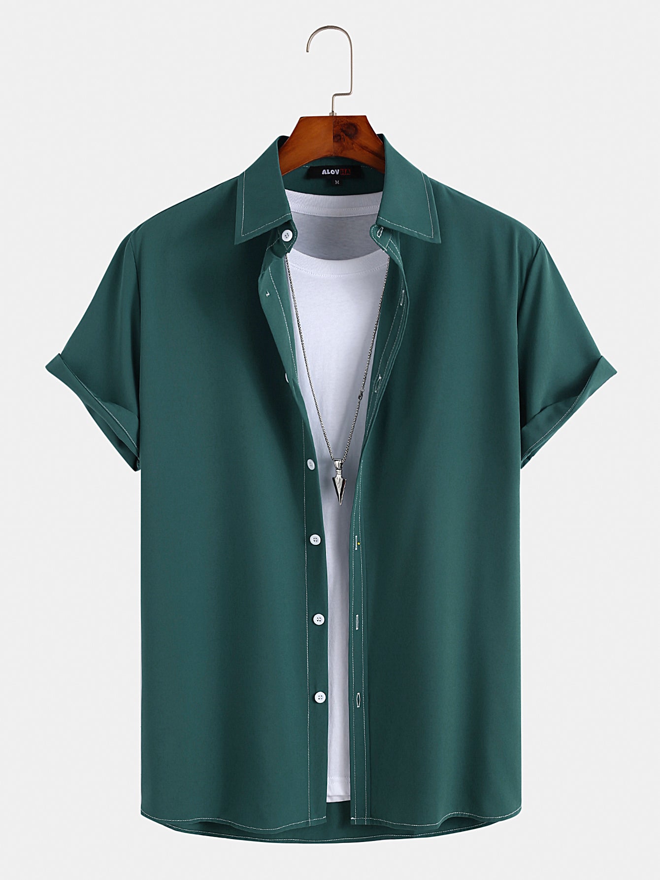 Solid Color Casual Two Piece Set