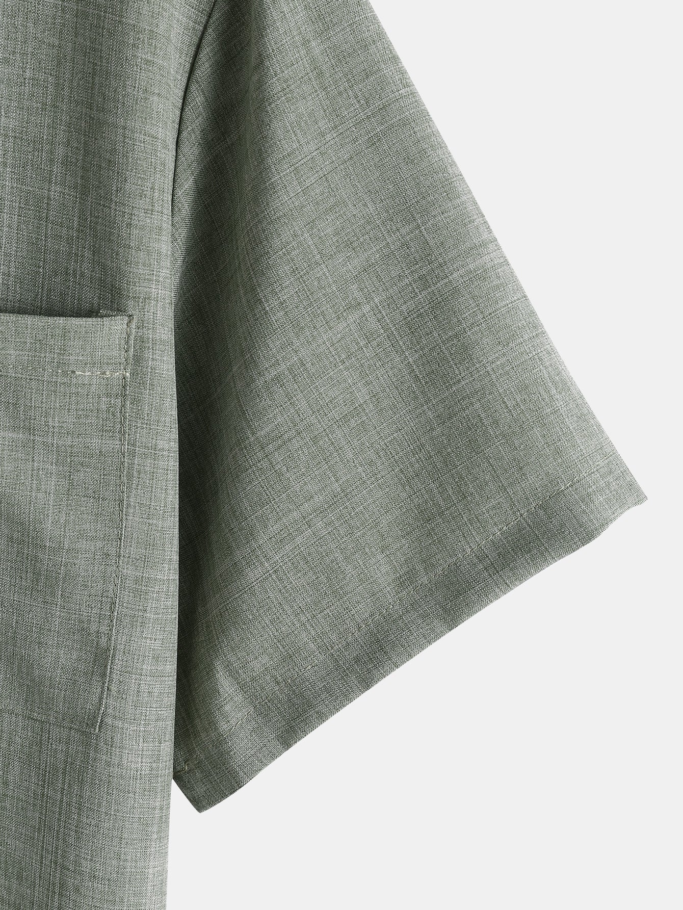 Solid Color Casual Two Piece Set