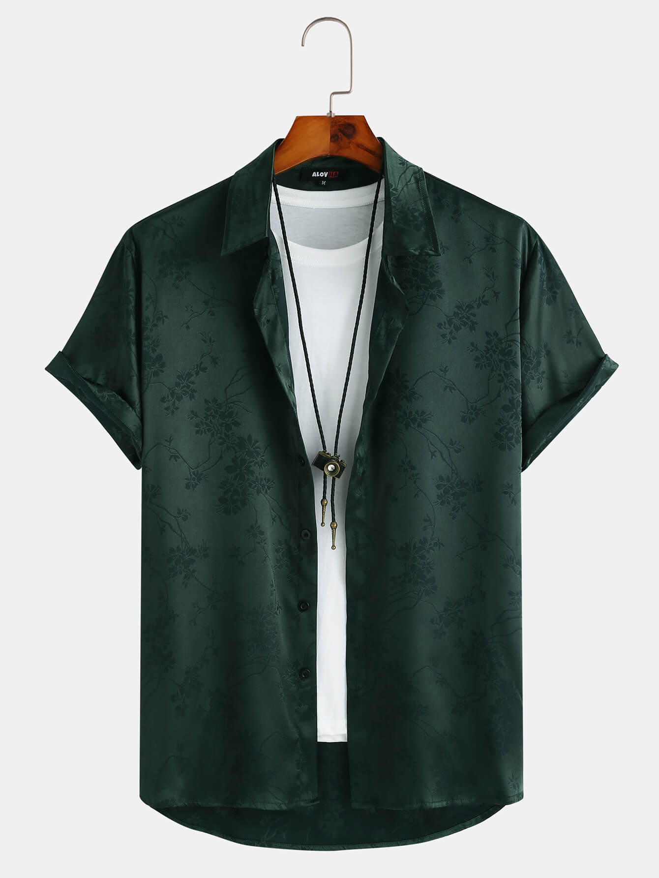 Two-Piece Jacquard Floret Pattern Set