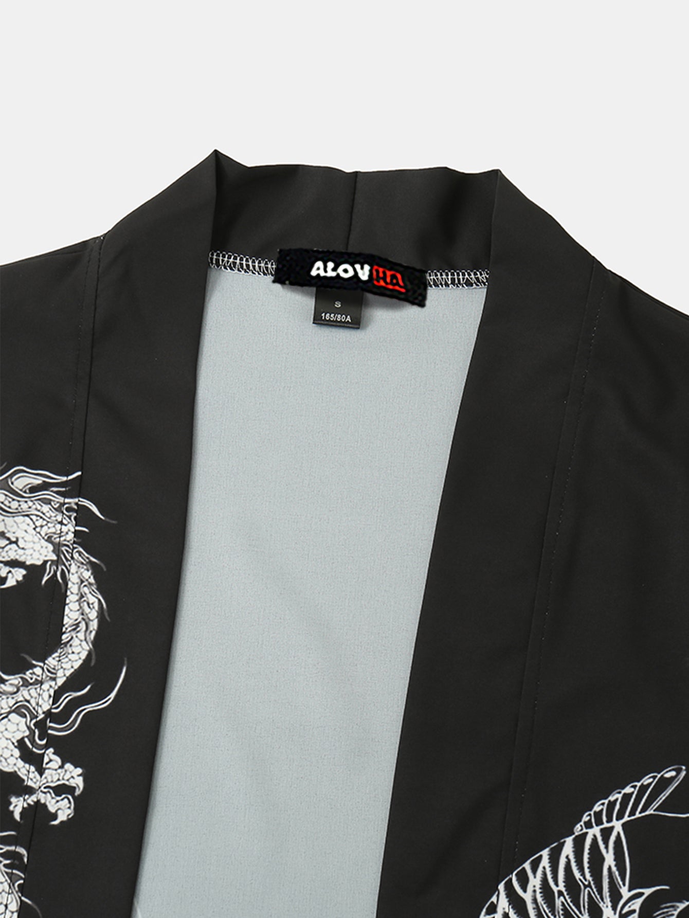 Wave Dragon Print Two-Piece Set