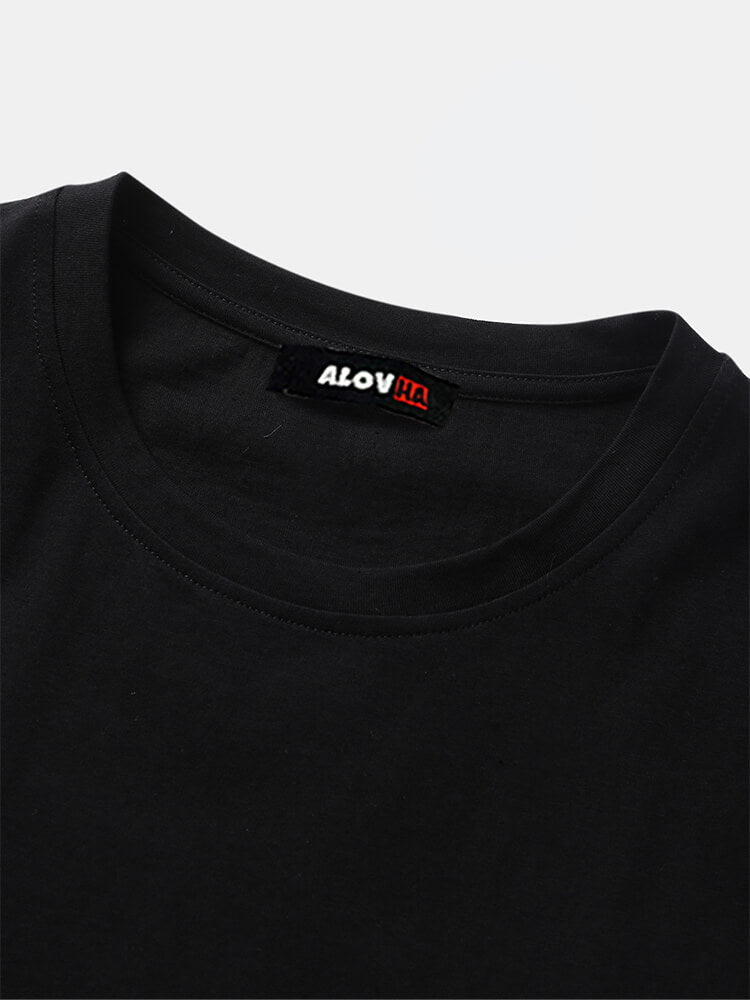 100% Cotton Solid T-shirt