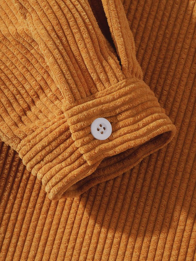 Corduroy Patchwork Shirt