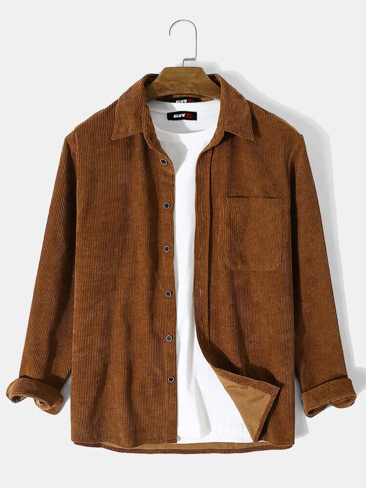 Corduroy Solid Shirt