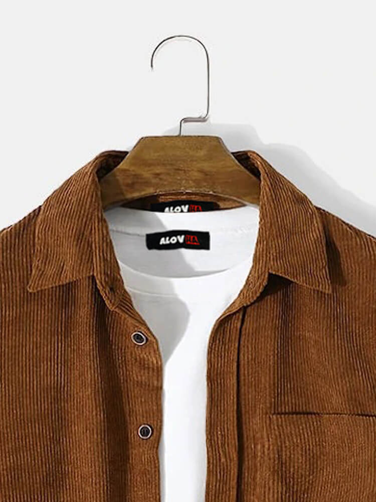 Corduroy Solid Shirt