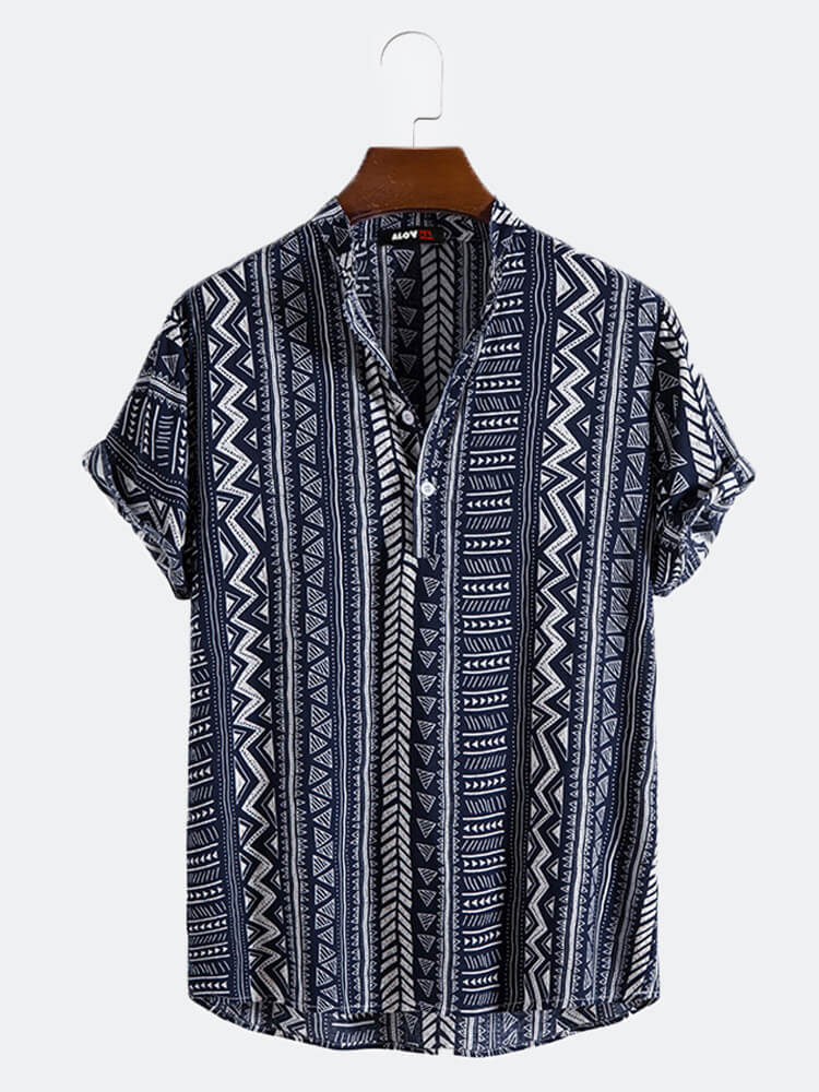 Ethnic Geometric Totem Shirt