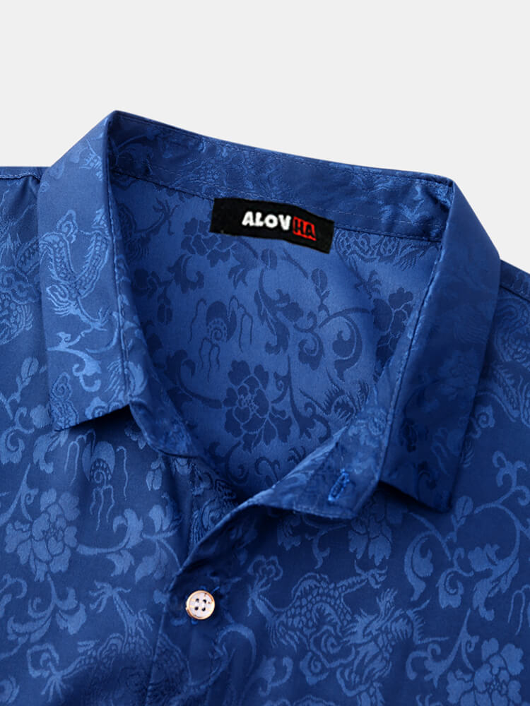Jacquard Leaf Shirt
