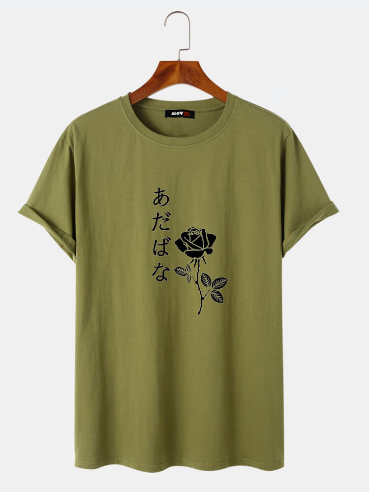 Rose Style Cotton T-Shirt