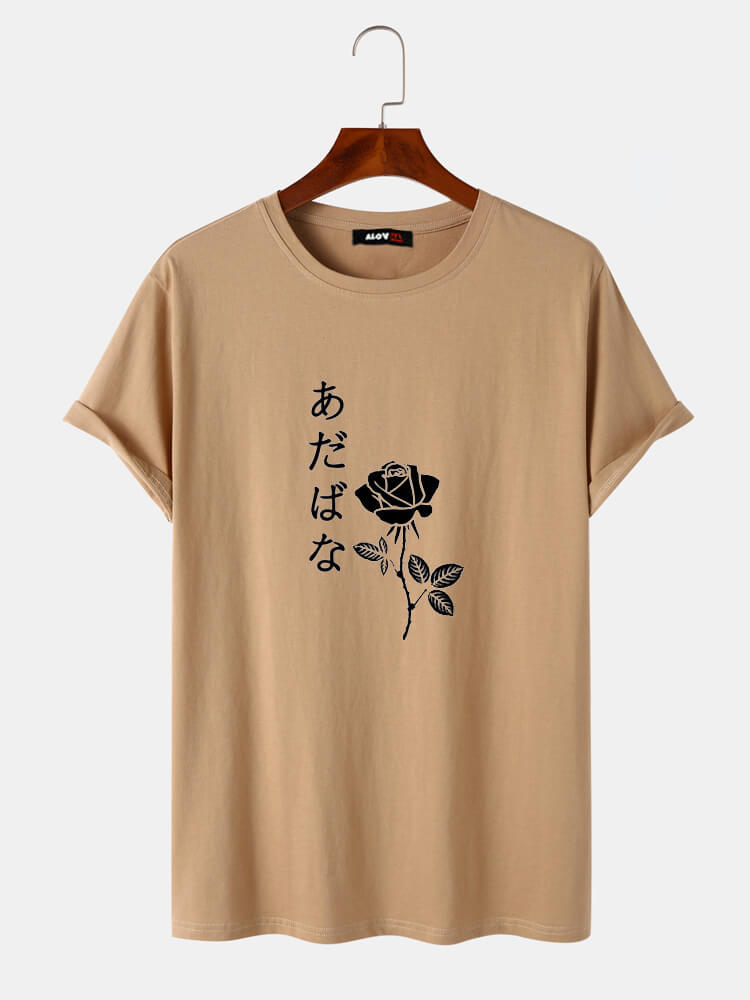 Rose Style Cotton T-Shirt