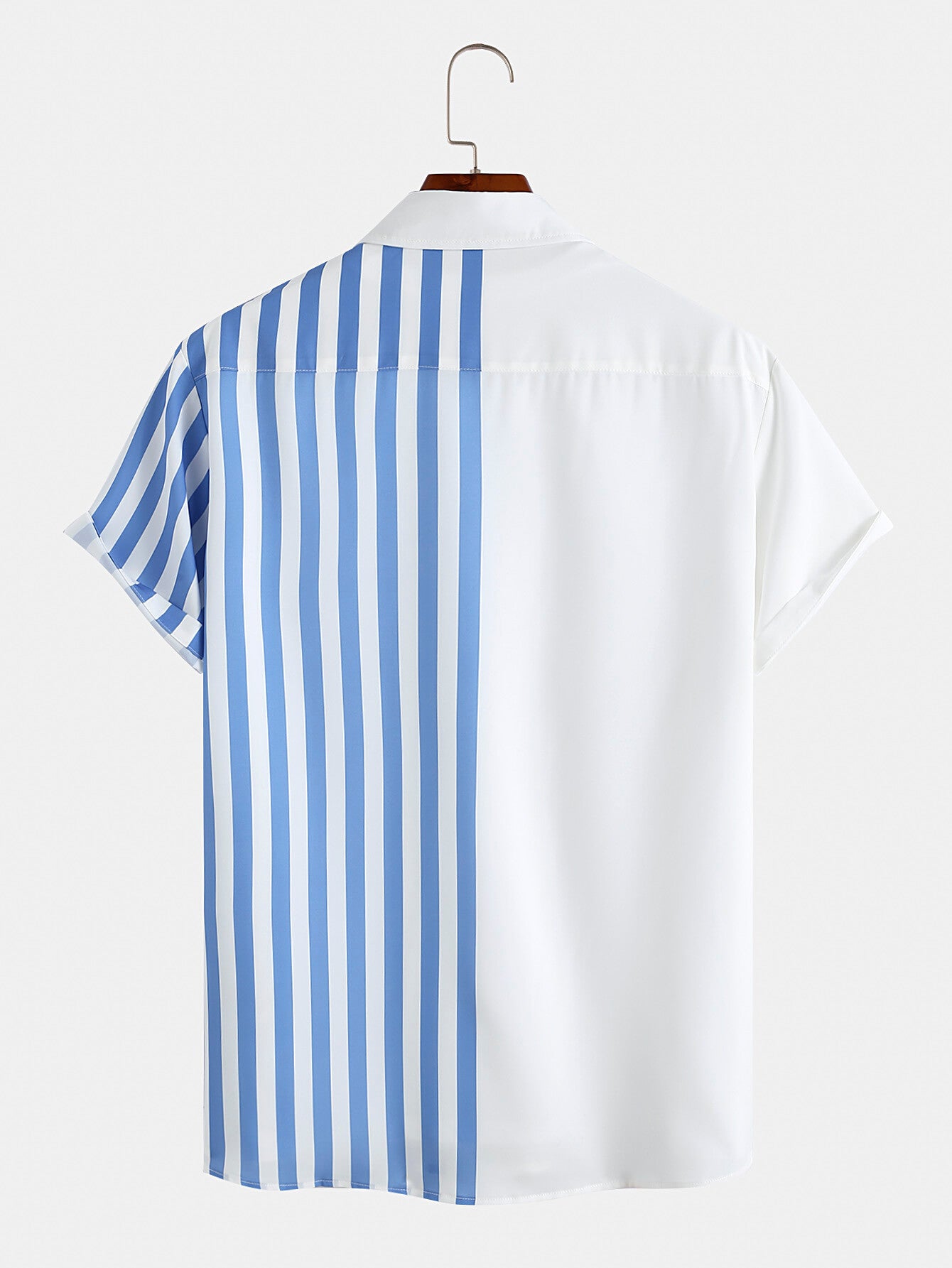 Rose Stripe Panel Shirt